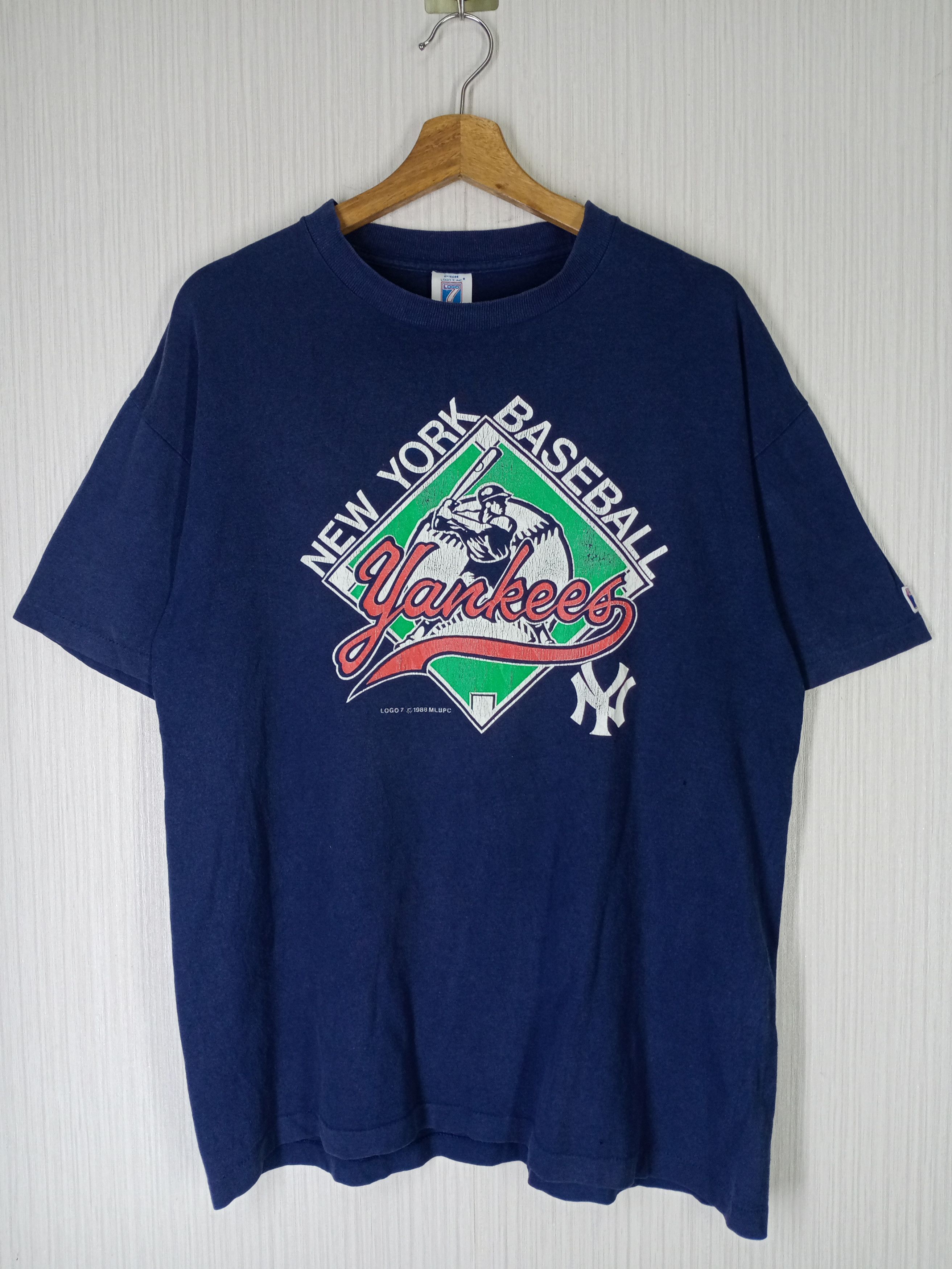 New York Yankees Rare Vintage 1988 New York Yankees Tshirt Size US L / EU 52-54 / 3 - 1 Thumbnail