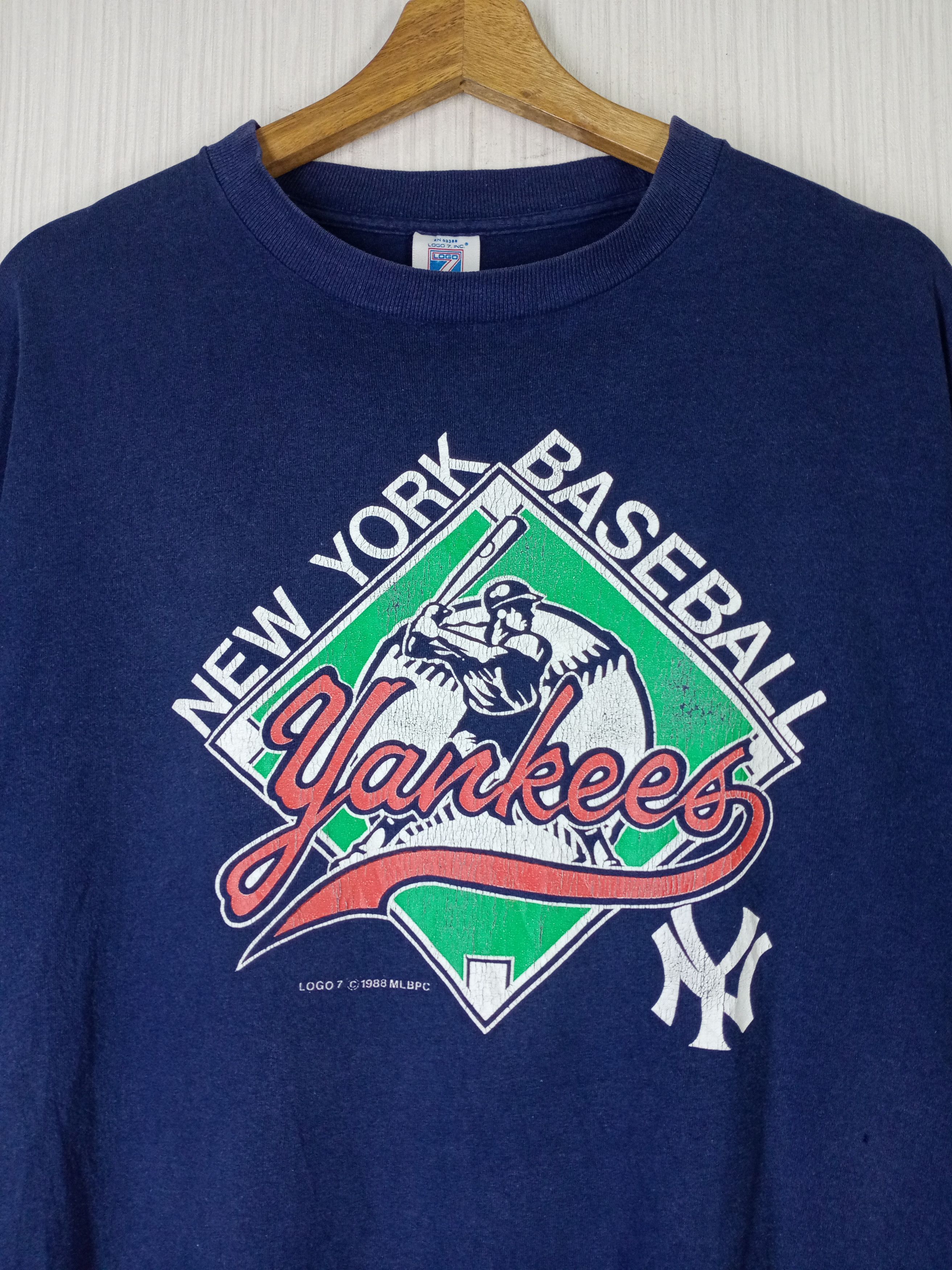 New York Yankees Rare Vintage 1988 New York Yankees Tshirt Size US L / EU 52-54 / 3 - 2 Thumbnail