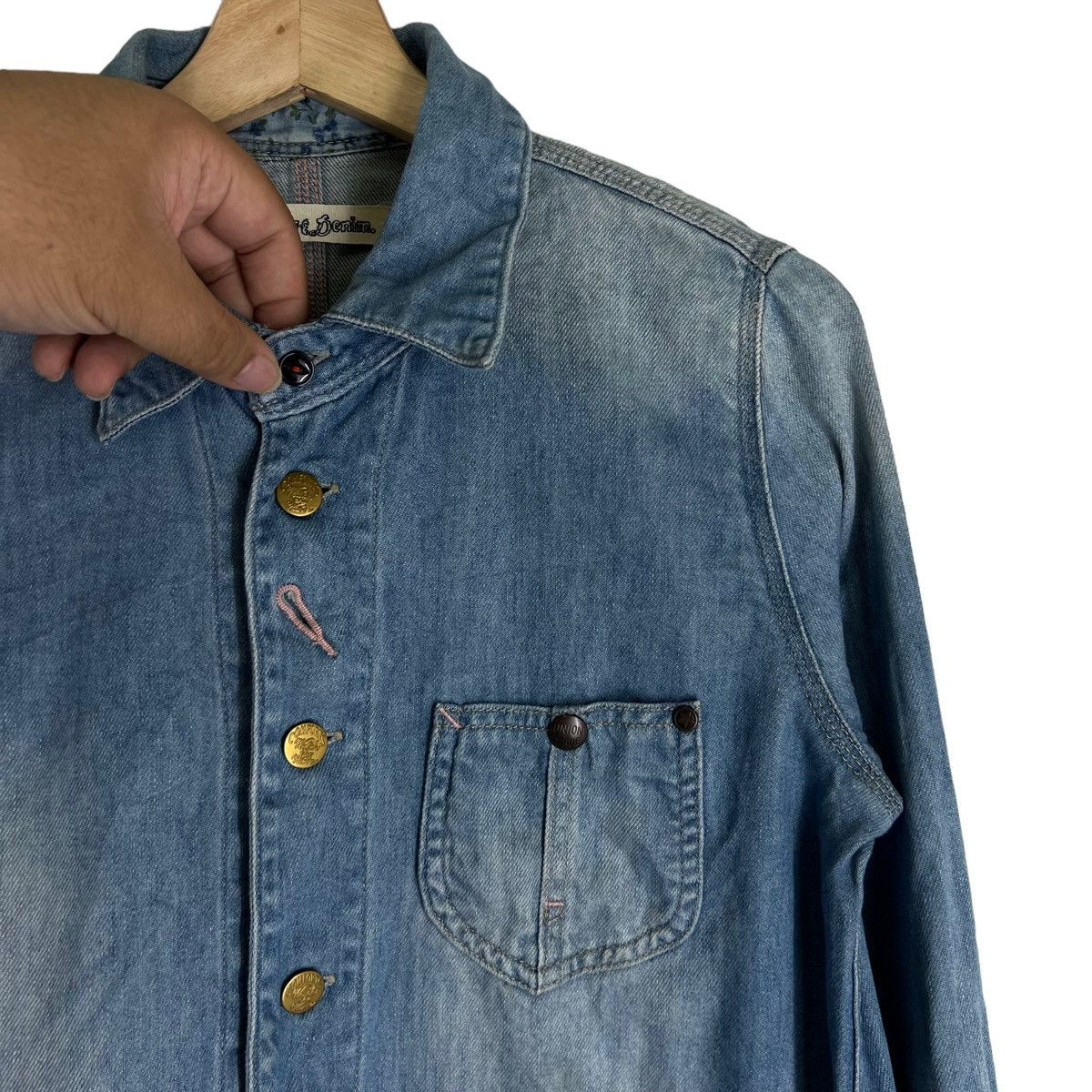 Japanese Brand VINTAGE CHORE JACKET CEPOT DENIM INSPIRED KAPITAL JAPAN Size US M / EU 48-50 / 2 - 5 Thumbnail