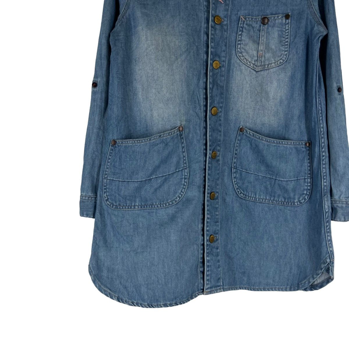 Japanese Brand VINTAGE CHORE JACKET CEPOT DENIM INSPIRED KAPITAL JAPAN Size US M / EU 48-50 / 2 - 4 Thumbnail