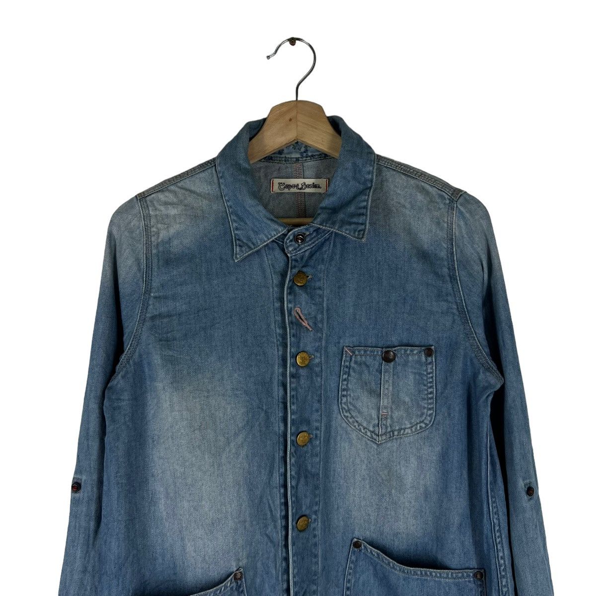 Japanese Brand VINTAGE CHORE JACKET CEPOT DENIM INSPIRED KAPITAL JAPAN Size US M / EU 48-50 / 2 - 3 Thumbnail