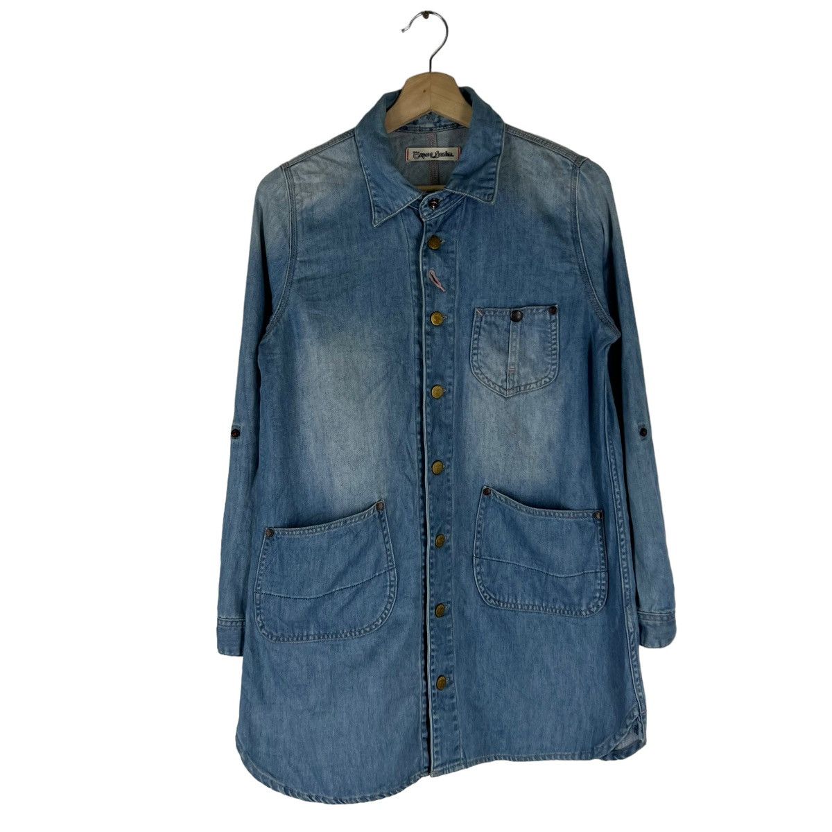 Japanese Brand VINTAGE CHORE JACKET CEPOT DENIM INSPIRED KAPITAL JAPAN Size US M / EU 48-50 / 2 - 1 Thumbnail