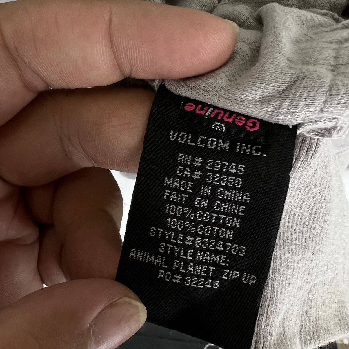 Japanese Brand VINTAGE VOLCOM HOODIE BIG LOGO PUNK STYLE Size US M / EU 48-50 / 2 - 12 Thumbnail