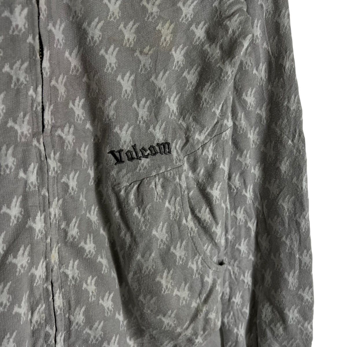 Japanese Brand VINTAGE VOLCOM HOODIE BIG LOGO PUNK STYLE Size US M / EU 48-50 / 2 - 4 Thumbnail