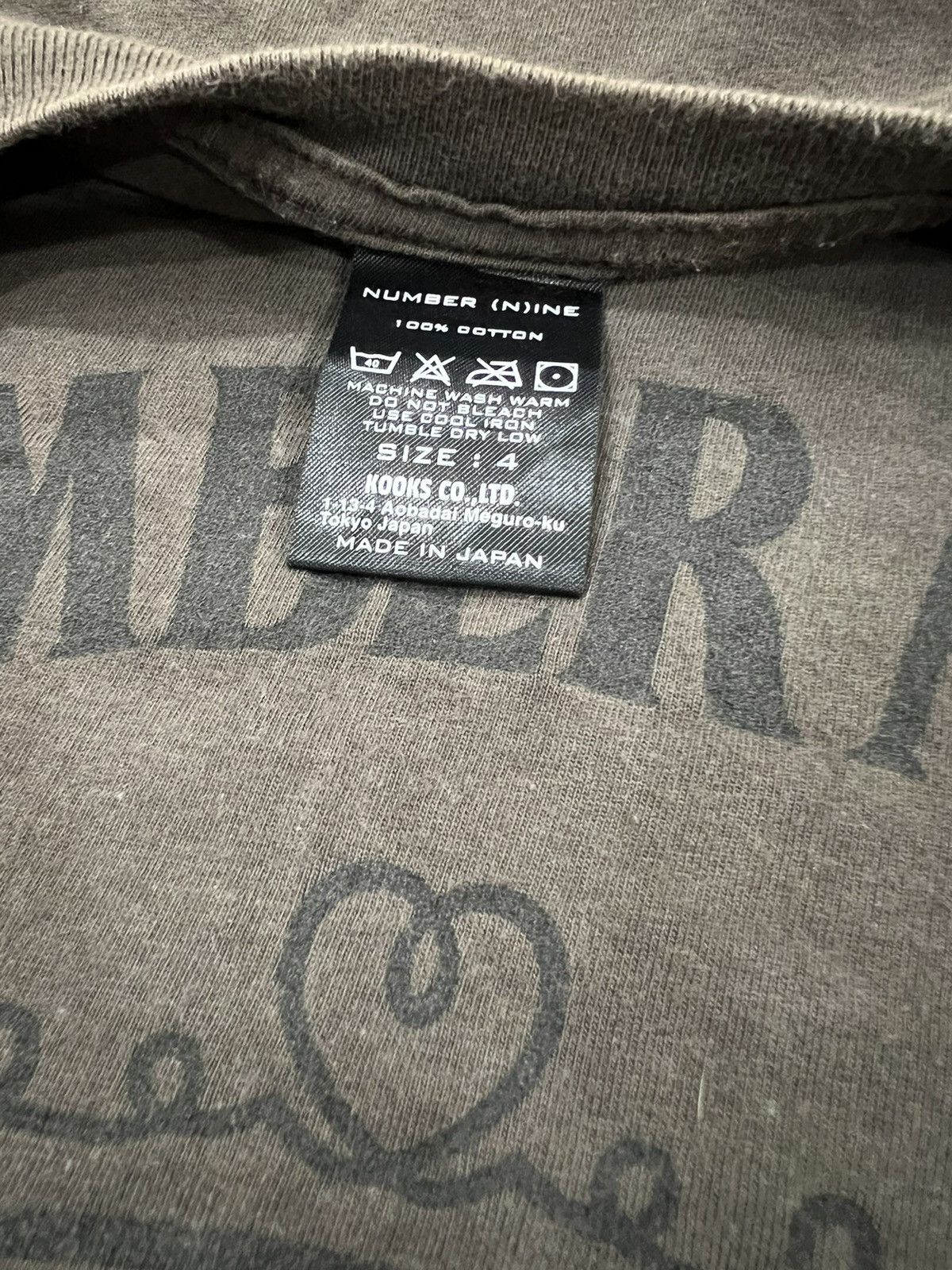 Number (N)ine OG Number Nine Nirvana Penny Royal Tee Rock Sunfaded Shirt Size US M / EU 48-50 / 2 - 5 Thumbnail