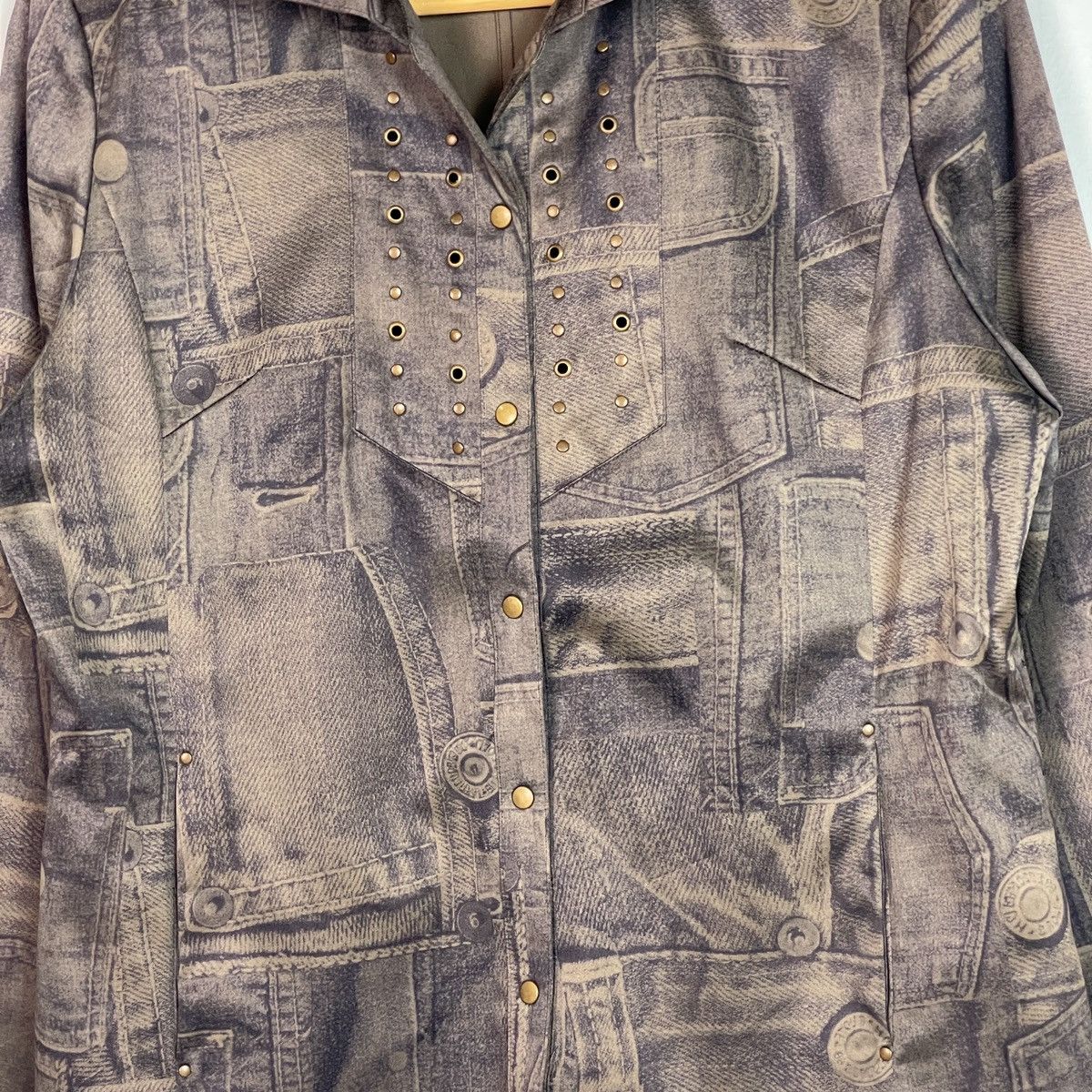 Designer Japanese Fullprint Denim Style Fashion Size US L / EU 52-54 / 3 - 14 Thumbnail