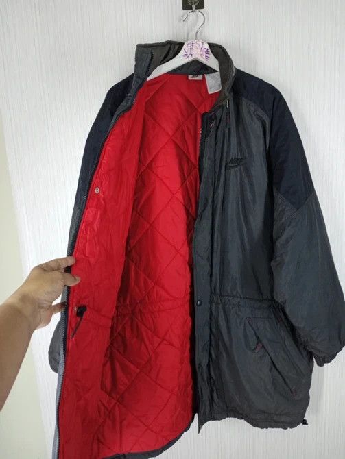 Nike × Vintage Rare Vintage 90s Nike Embroidered Big Logo Jacket Size US XL / EU 56 / 4 - 4 Thumbnail