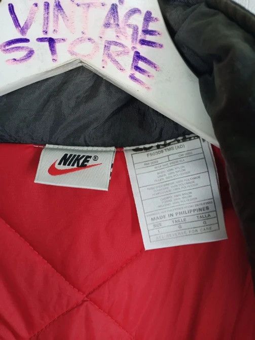 Nike × Vintage Rare Vintage 90s Nike Embroidered Big Logo Jacket Size US XL / EU 56 / 4 - 7 Thumbnail