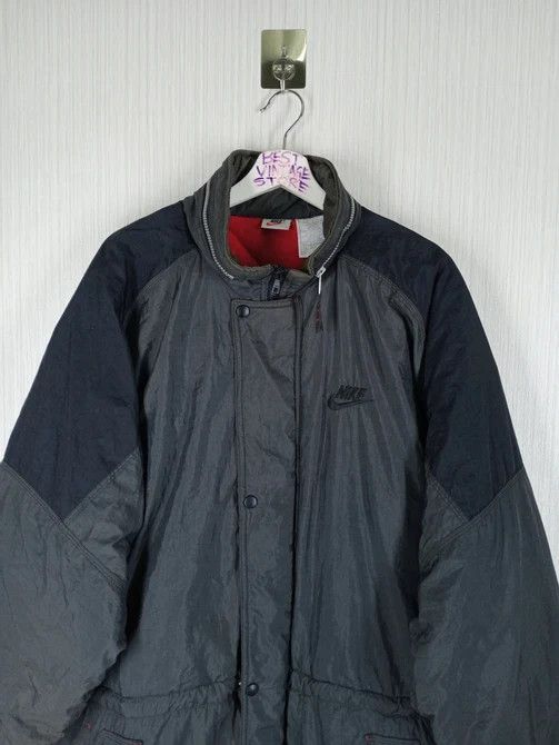 Nike × Vintage Rare Vintage 90s Nike Embroidered Big Logo Jacket Size US XL / EU 56 / 4 - 6 Thumbnail