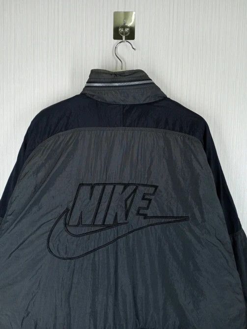 Nike × Vintage Rare Vintage 90s Nike Embroidered Big Logo Jacket Size US XL / EU 56 / 4 - 8 Thumbnail