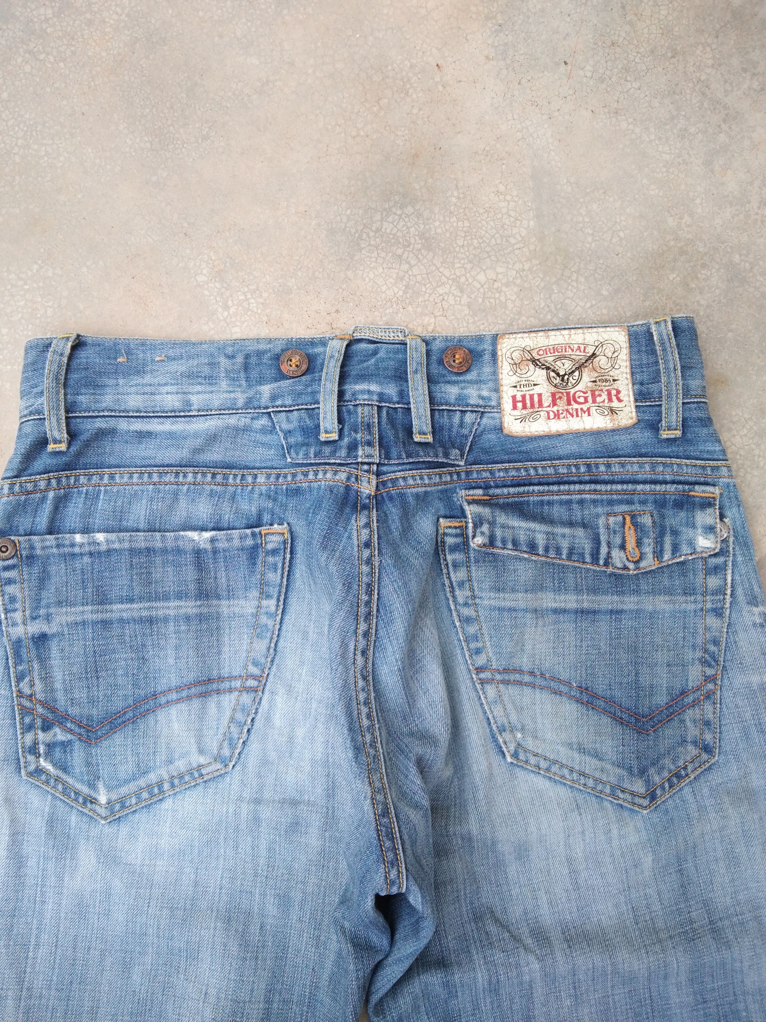 Tommy Hilfiger Vintage Tommy Hilfiger Straight Leg Distressed Jeans 31x34 Size US 31 - 5 Thumbnail