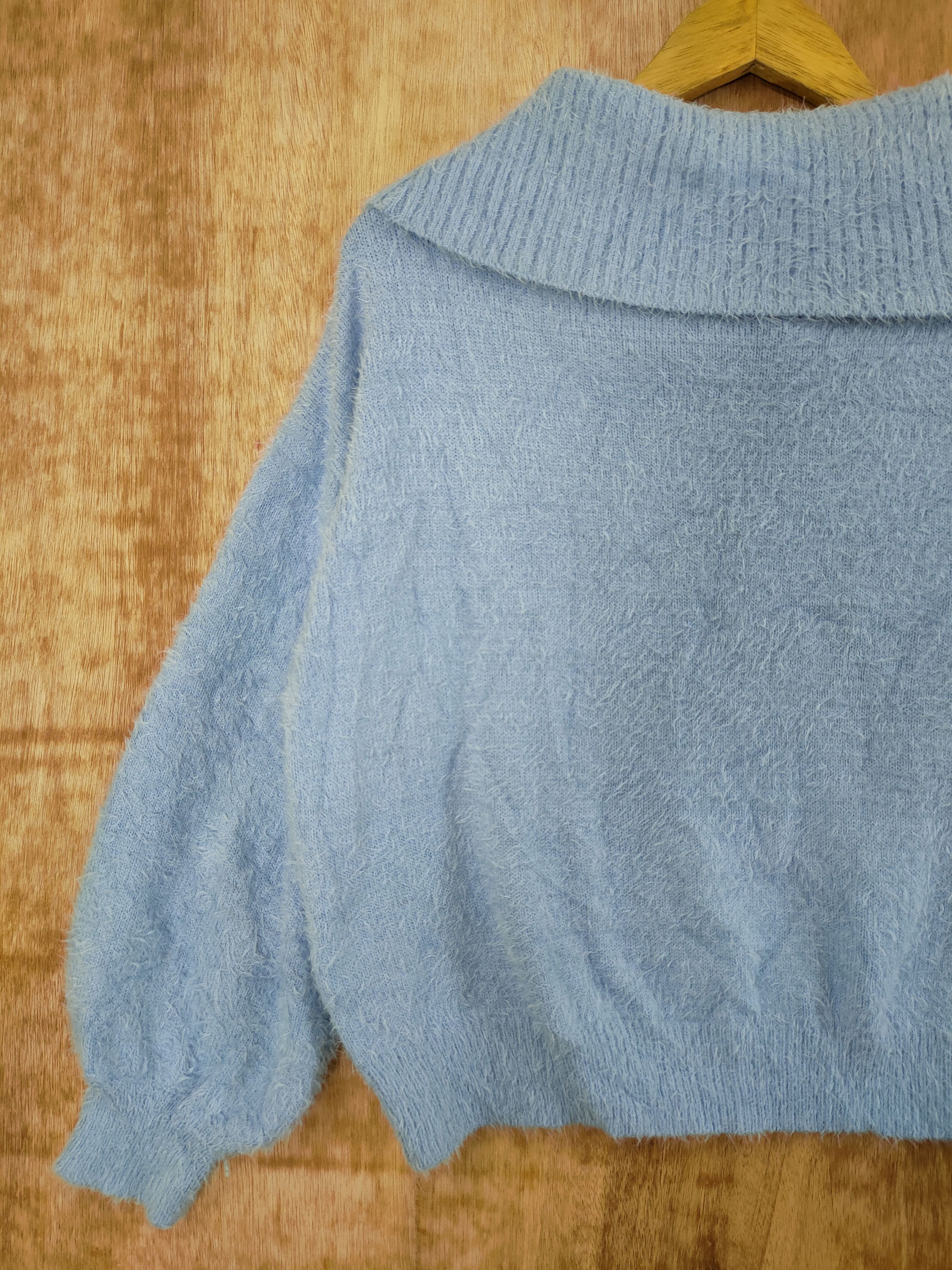 Homespun Knitwear DLL Earth japan knitwear soft fur mohair shaggy #46-549 Size S / US 4 / IT 40 - 9 Thumbnail
