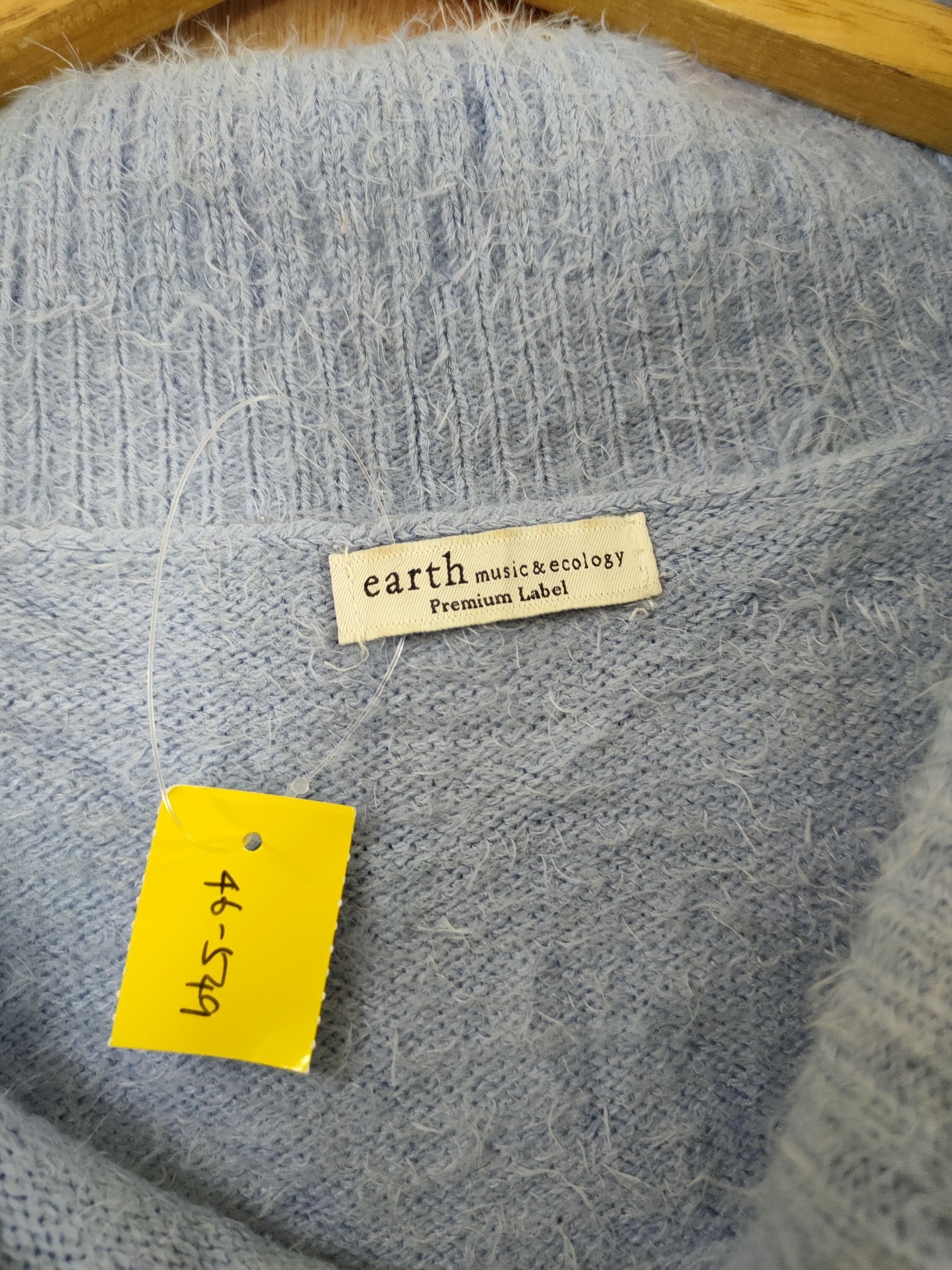 Homespun Knitwear DLL Earth japan knitwear soft fur mohair shaggy #46-549 Size S / US 4 / IT 40 - 7 Thumbnail