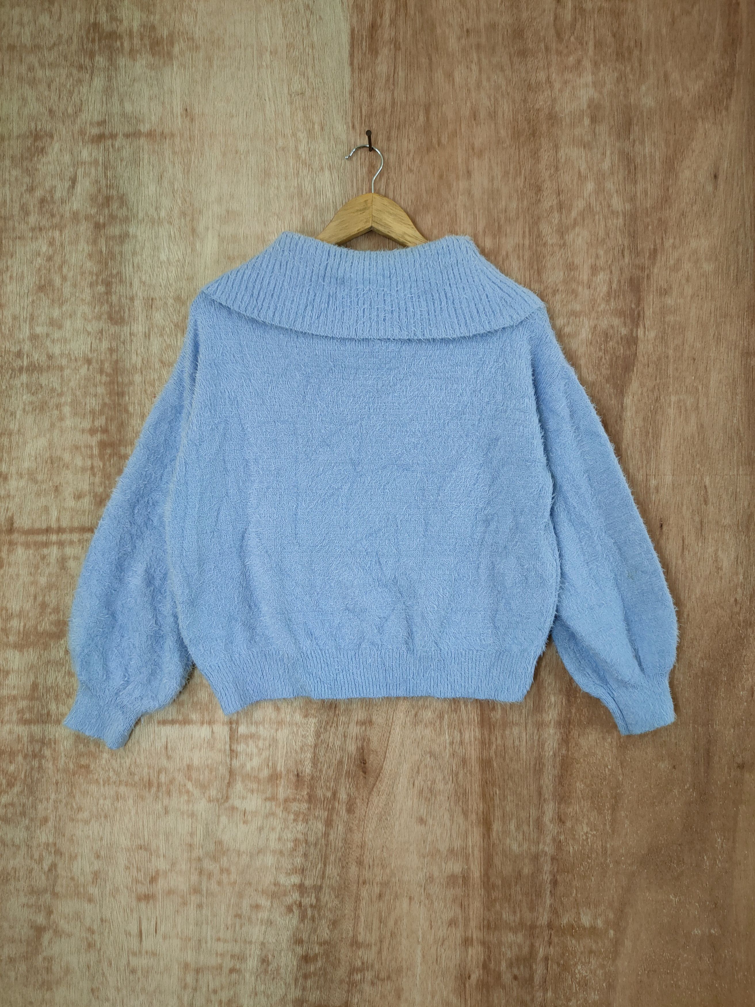 Homespun Knitwear DLL Earth japan knitwear soft fur mohair shaggy #46-549 Size S / US 4 / IT 40 - 8 Thumbnail