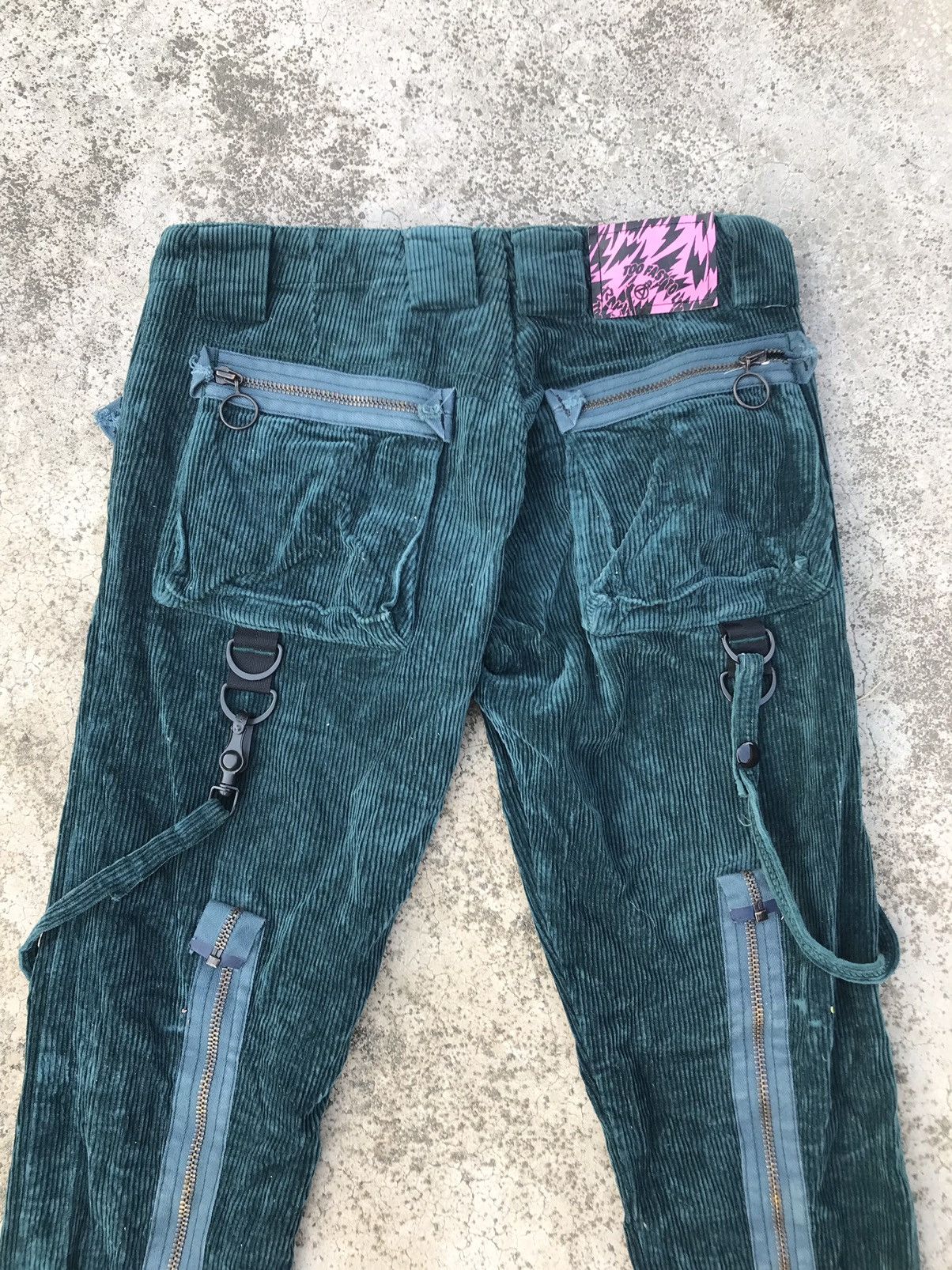 Japanese Brand RNA Inc Bondage Parachute Punk Corduroy Cord Pant Size US 29 - 6 Thumbnail