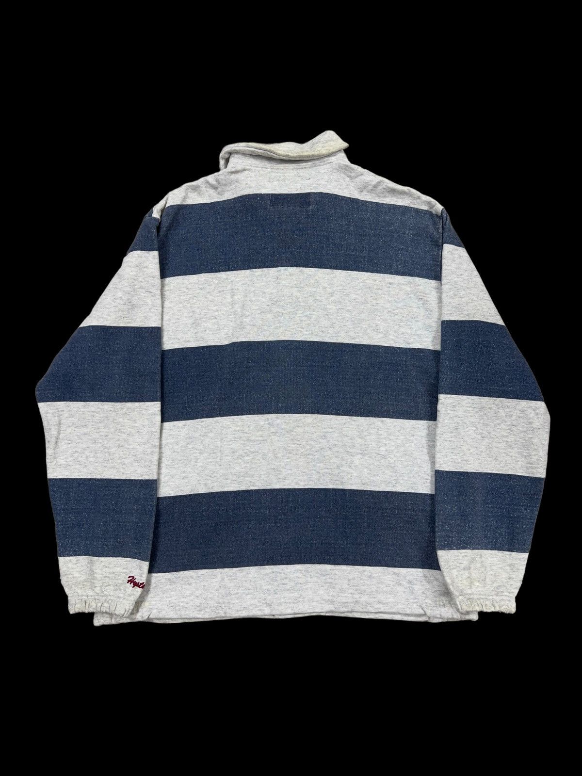 Hysteric Glamour GRAIL🔥80s Hysteric Heavy Prisoner Striped Varsity Jacket Size US L / EU 52-54 / 3 - 6 Thumbnail