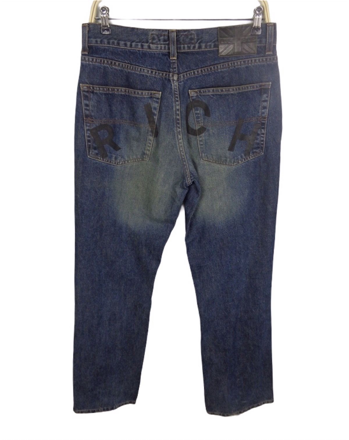 image of Archival Clothing x John Richmond London Spell Out Denim, Men's (Size 30)