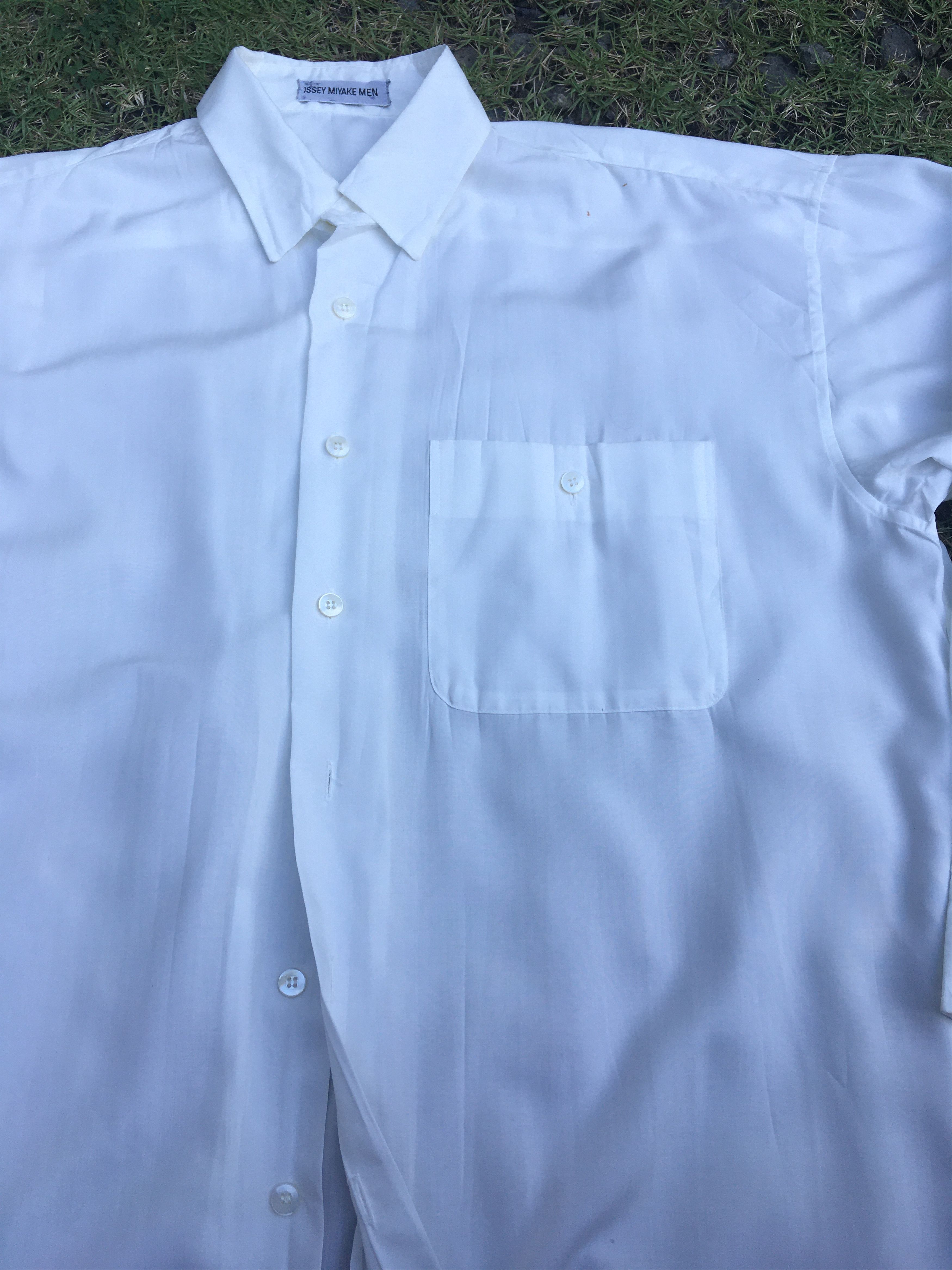 Issey Miyake × Vintage Vintage Issey miyake pleated pocket shirt Size US XL / EU 56 / 4 - 3 Thumbnail