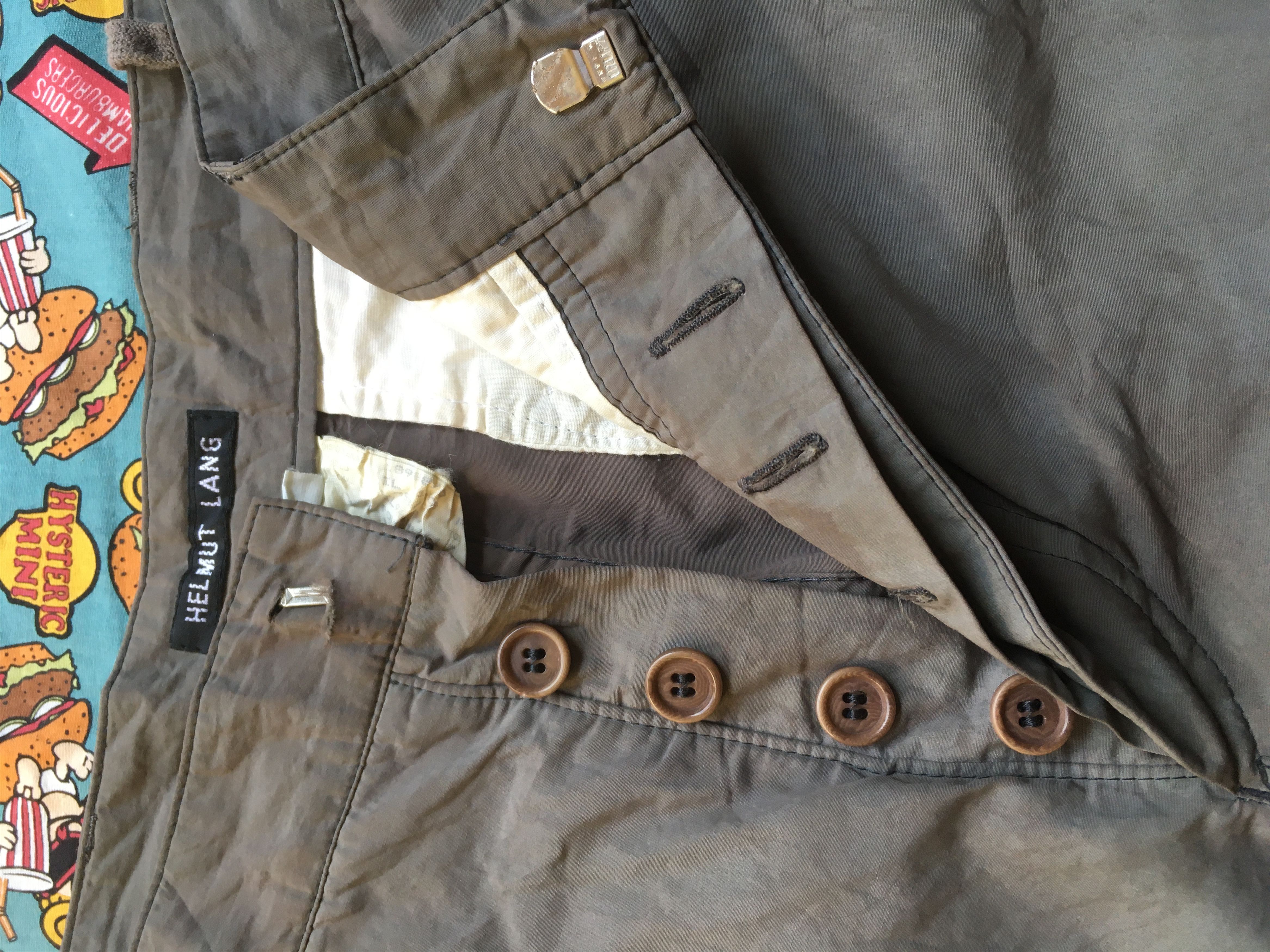 Helmut Lang × Vintage Vintage Helmut Lang Aw2000 buckle pants Size US 30 / EU 46 - 2 Thumbnail