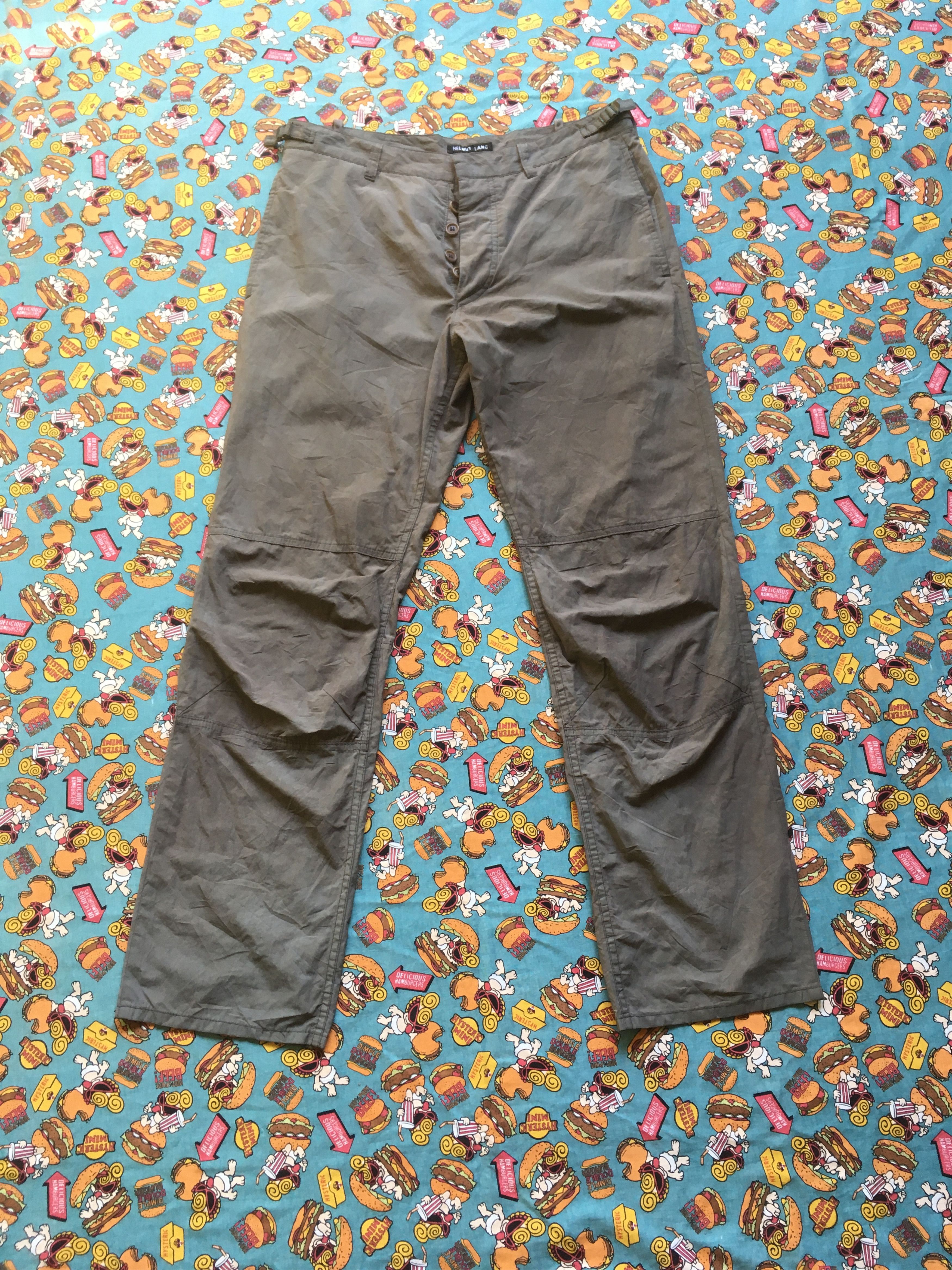 Helmut Lang × Vintage Vintage Helmut Lang Aw2000 buckle pants Size US 30 / EU 46 - 1 Thumbnail