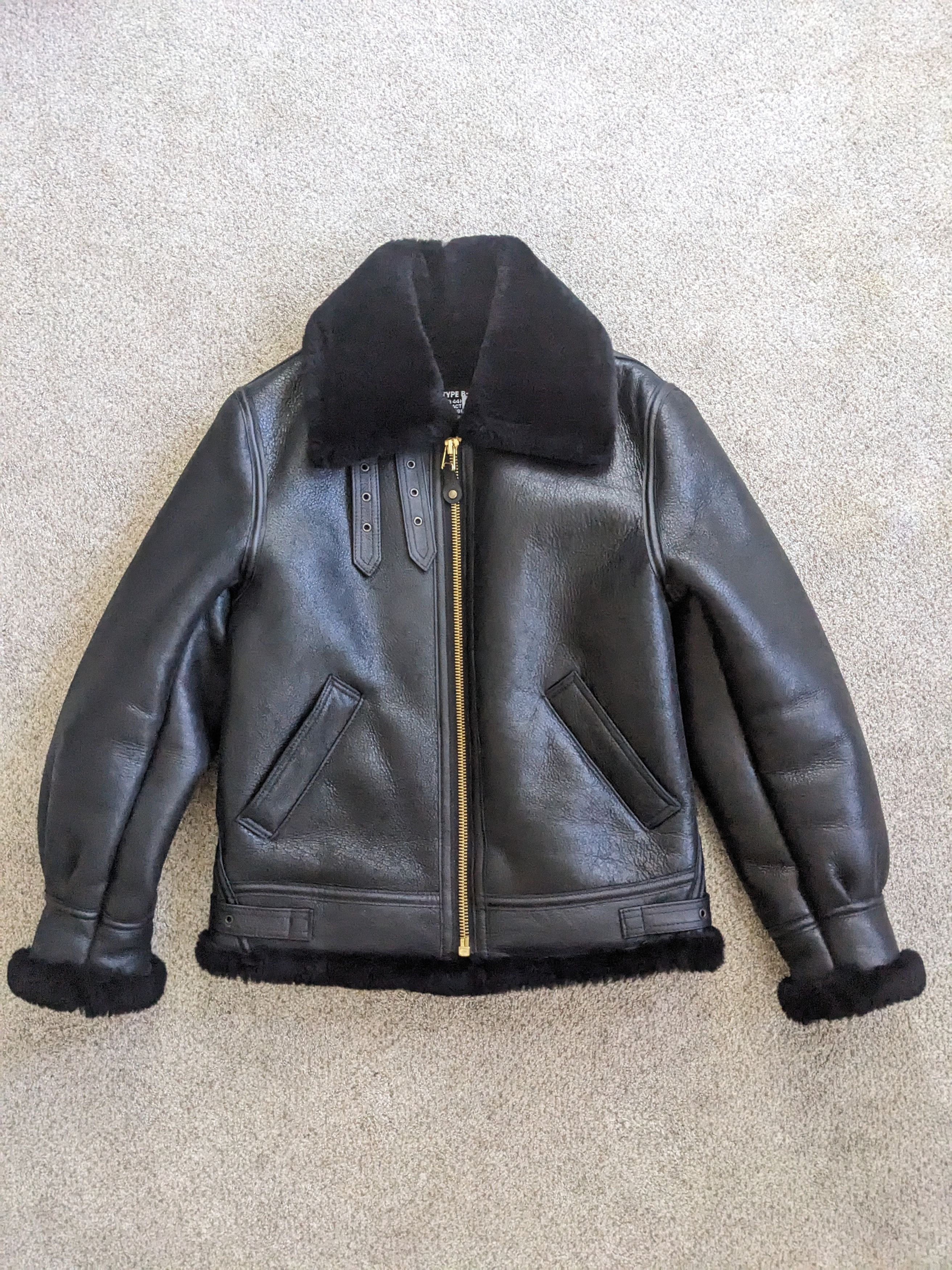 Schott Schott 257s Classic B-3 Sheepskin Leather Bomber Schott Schott 257s Classic B-3 Sheepskin Leather Bomber