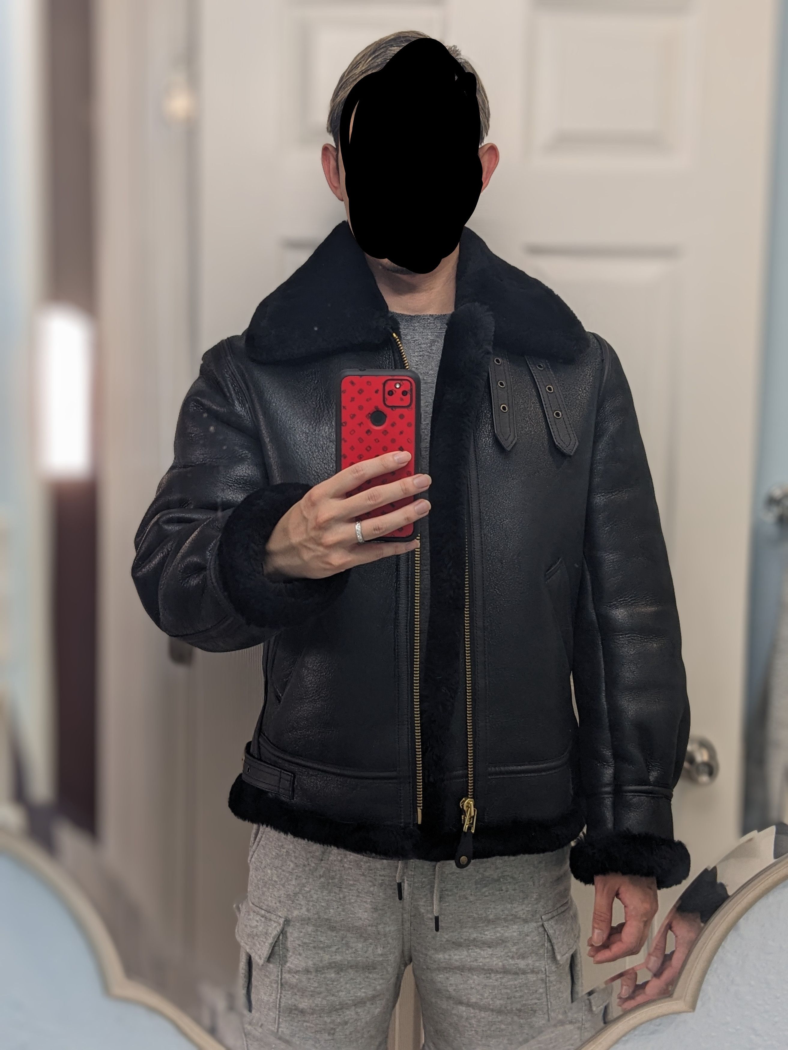 Schott Schott 257s Classic B 3 Sheepskin Leather Bomber Jacket Grailed