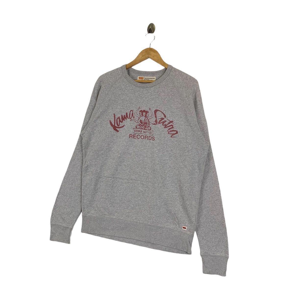 Levi's × Levi's Vintage Clothing × Vintage Vintage LEVIS Kama Sutra Record Big Logo Sweatshirt Pullover Size US M / EU 48-50 / 2 - 3 Thumbnail