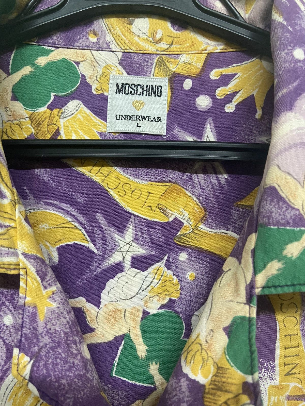 Designer × Moschino 🔥FASTSALE🔥Vintage Moschino Milano SunMoon Buttom Up Size US L / EU 52-54 / 3 - 7 Thumbnail