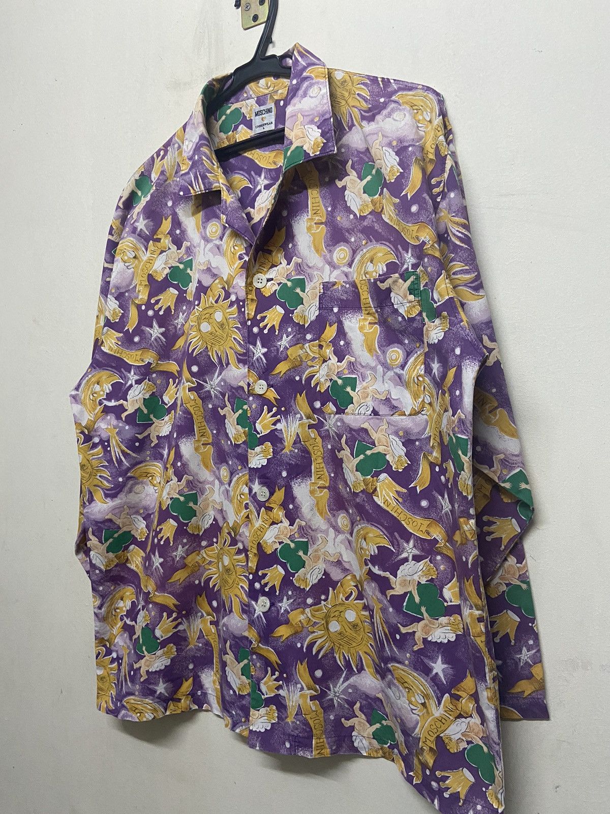 Designer × Moschino 🔥FASTSALE🔥Vintage Moschino Milano SunMoon Buttom Up Size US L / EU 52-54 / 3 - 2 Thumbnail
