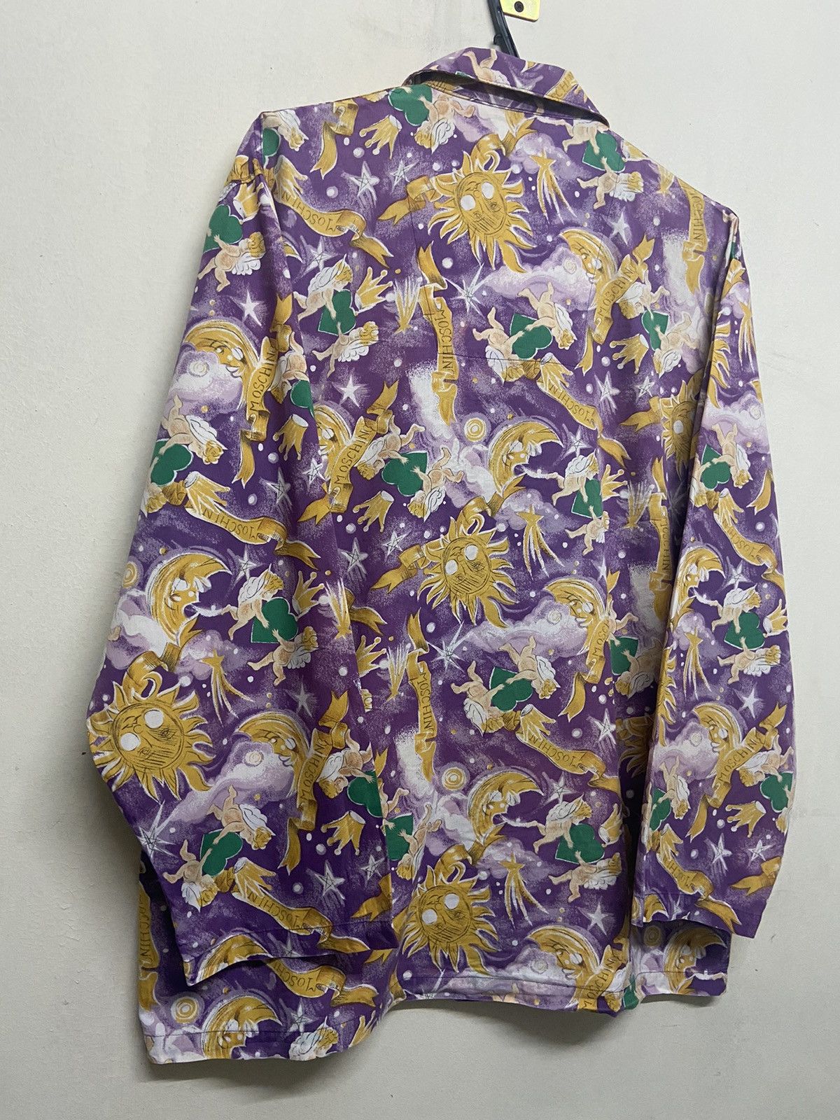 Designer × Moschino 🔥FASTSALE🔥Vintage Moschino Milano SunMoon Buttom Up Size US L / EU 52-54 / 3 - 6 Thumbnail