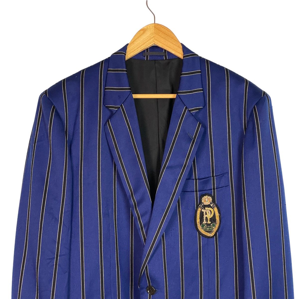 PPFM PPFM Blue Stripes Blazer Size 46R - 3 Thumbnail