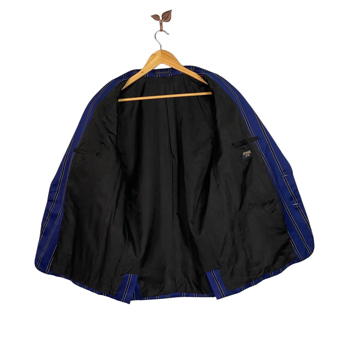 PPFM PPFM Blue Stripes Blazer Size 46R - 15 Thumbnail