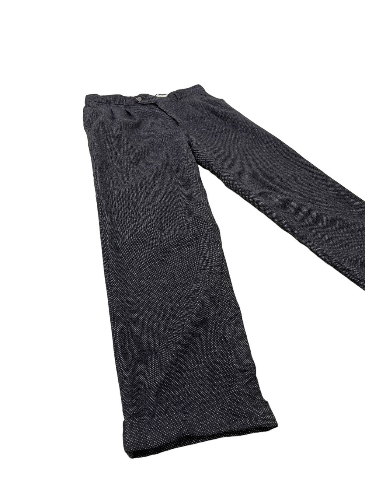 Givenchy Woven Wool Trouser Givenchy Wide Baggy Tapered 5🟦4 Size US 35 - 3 Thumbnail