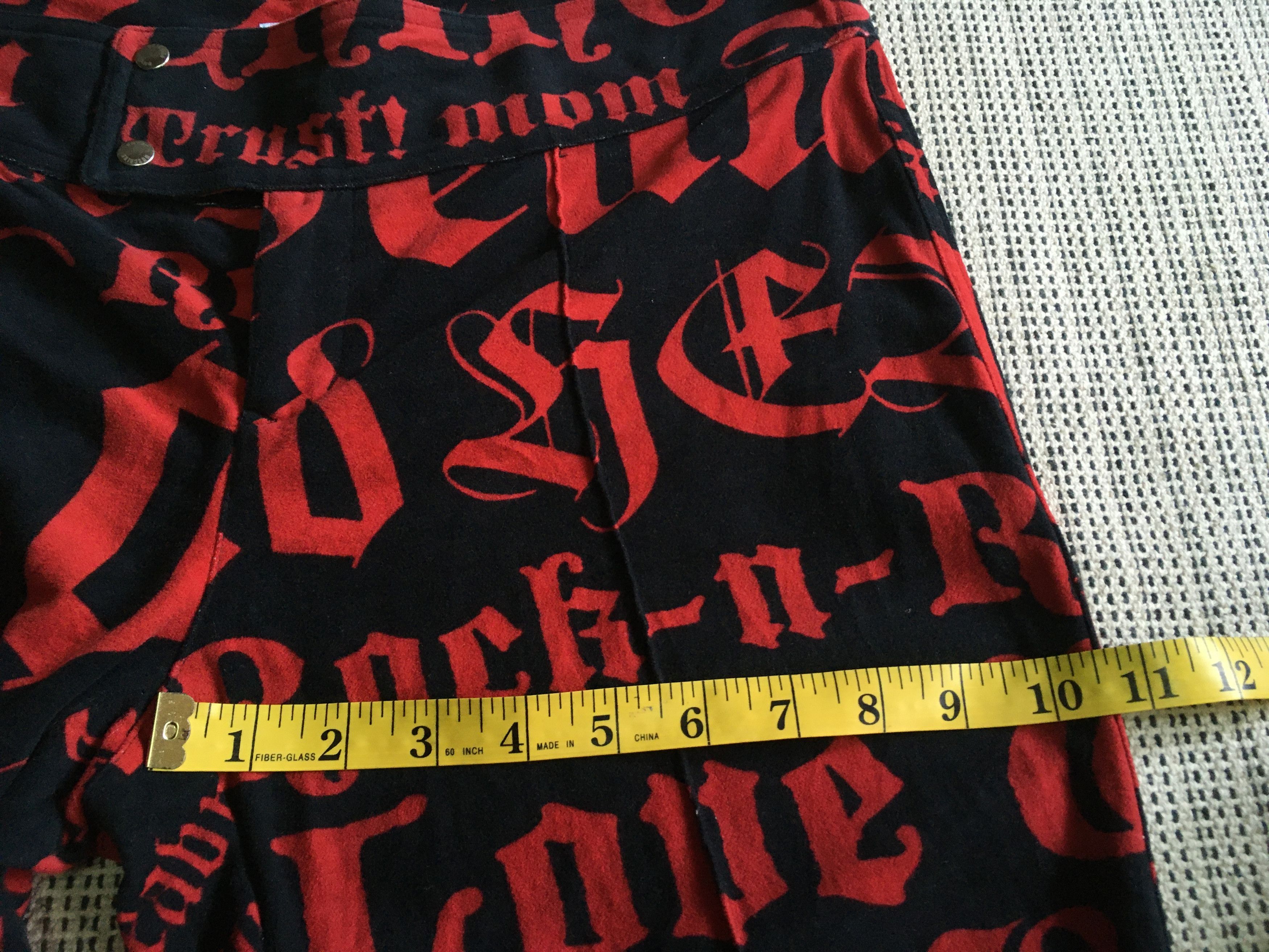 Moschino × Vintage Vintage Moschino Flare Jean PUNK Design Thin Curdro Size 28" / US 6 / IT 42 - 12 Thumbnail
