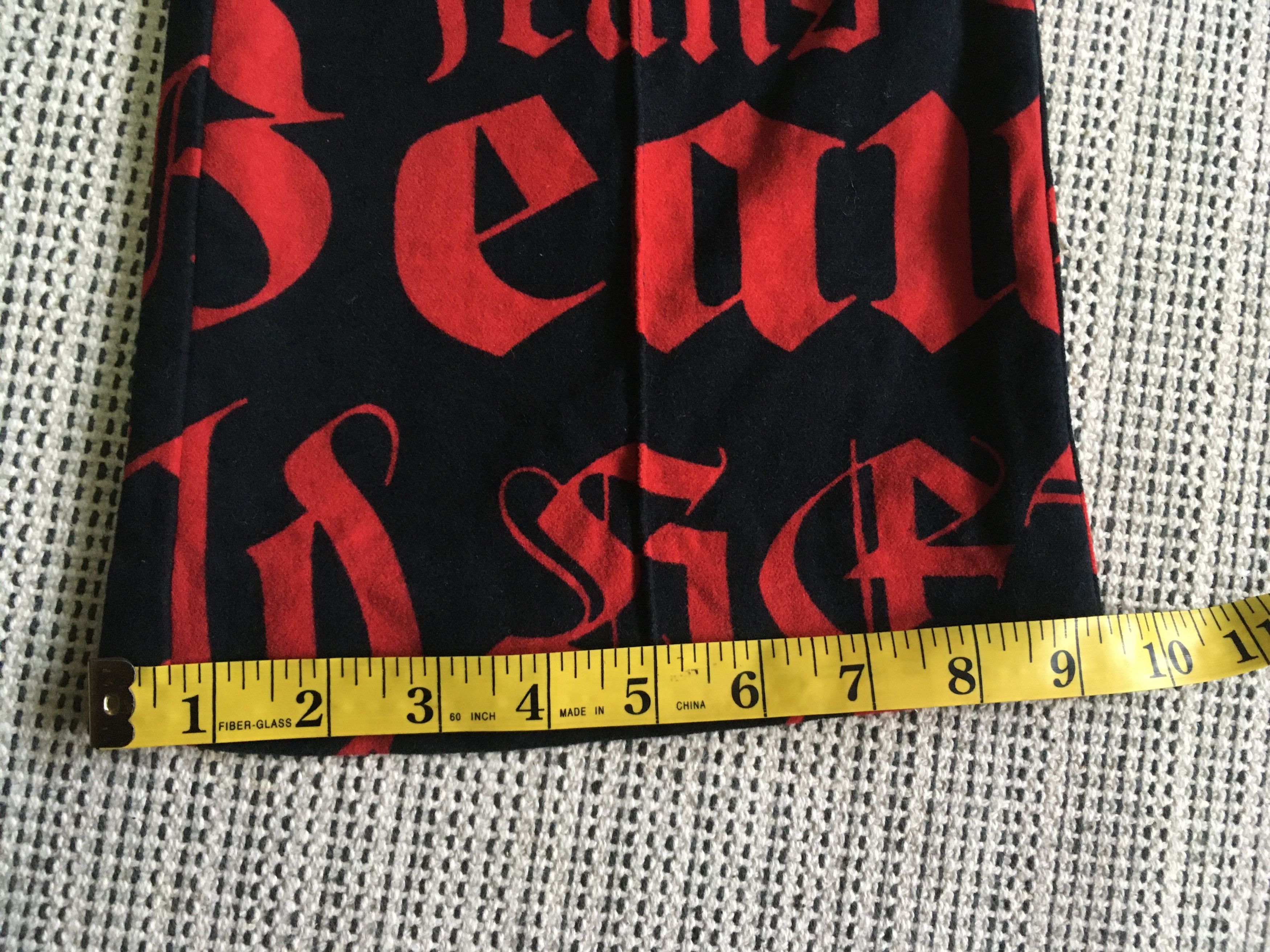 Moschino × Vintage Vintage Moschino Flare Jean PUNK Design Thin Curdro Size 28" / US 6 / IT 42 - 15 Thumbnail