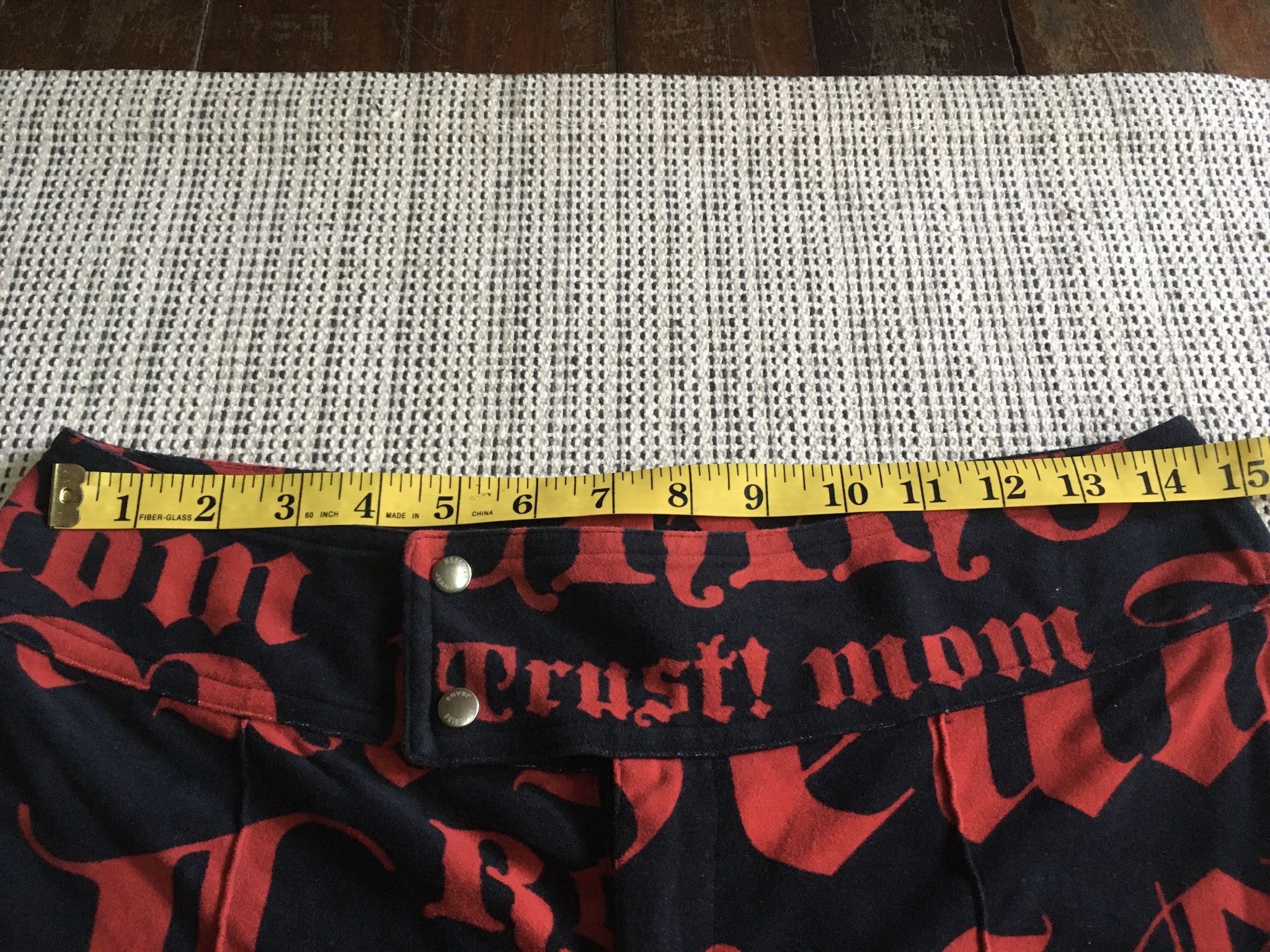 Moschino × Vintage Vintage Moschino Flare Jean PUNK Design Thin Curdro Size 28" / US 6 / IT 42 - 10 Thumbnail