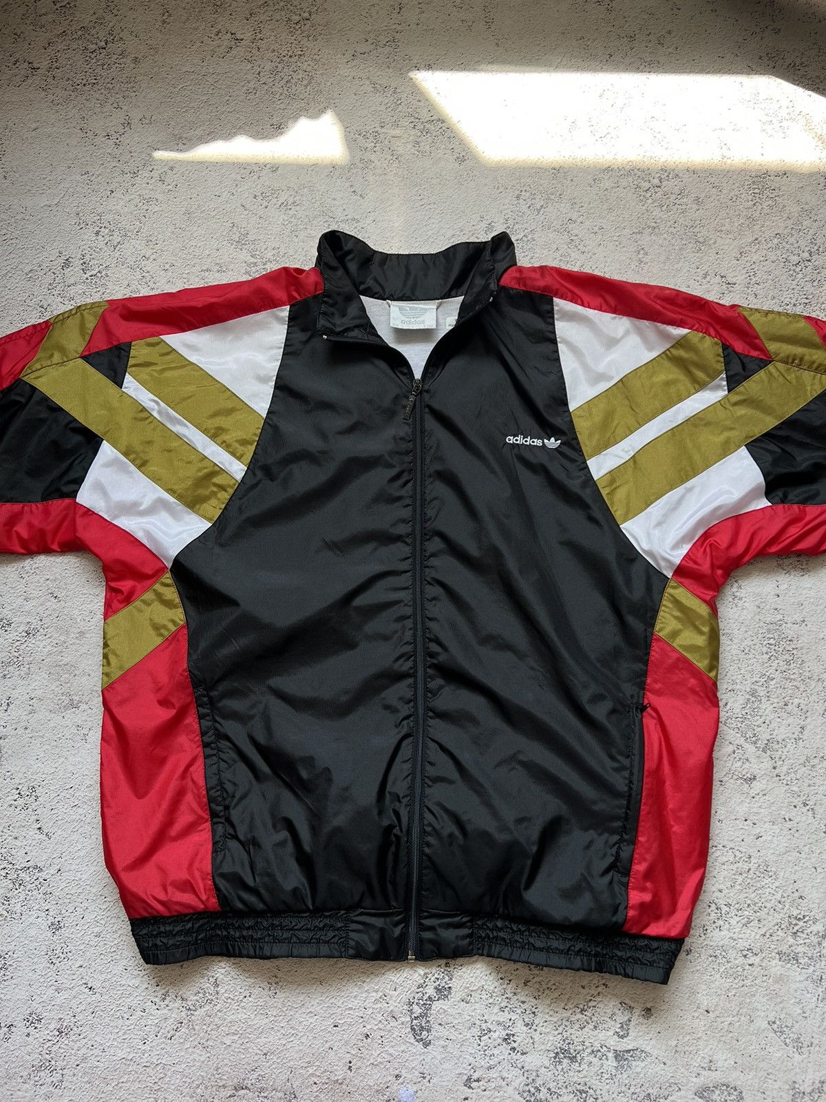 Adidas × Vintage Vintage Adidas Tracksuit Track Pants Top / Retro Y2K Size US XL / EU 56 / 4 - 2 Thumbnail