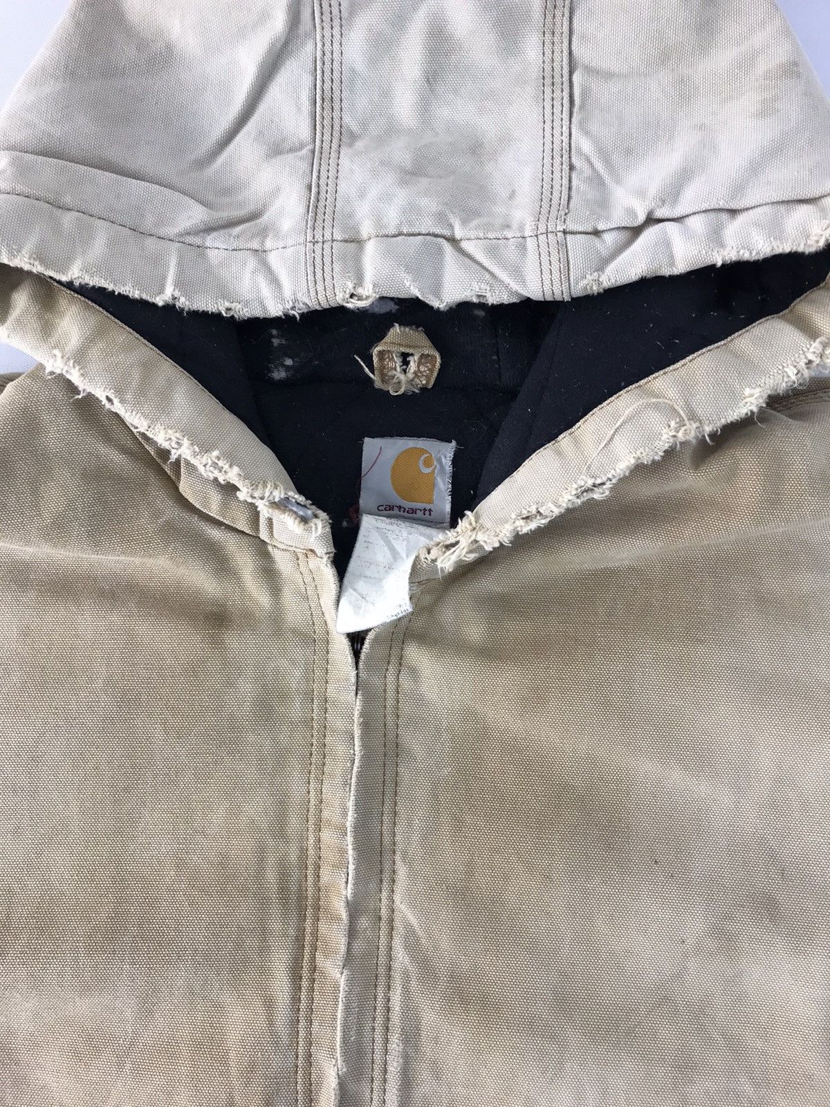 Carhartt Carhartt Distressed Loose Fit Jacket Zipup Big Pocket Design Size US XXL / EU 58 / 5 - 4 Thumbnail