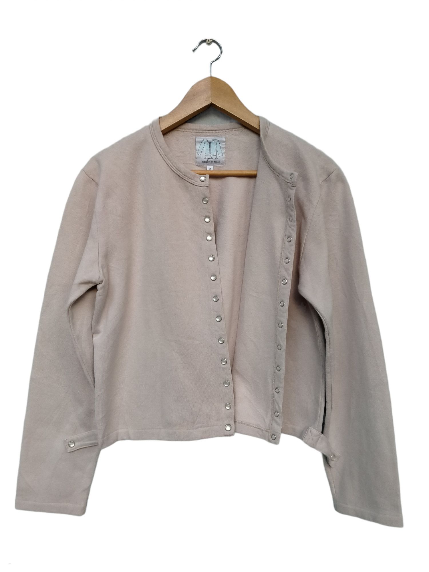 image of Vintage Agnes B Full Snap Button Up, Men's (Size Medium)