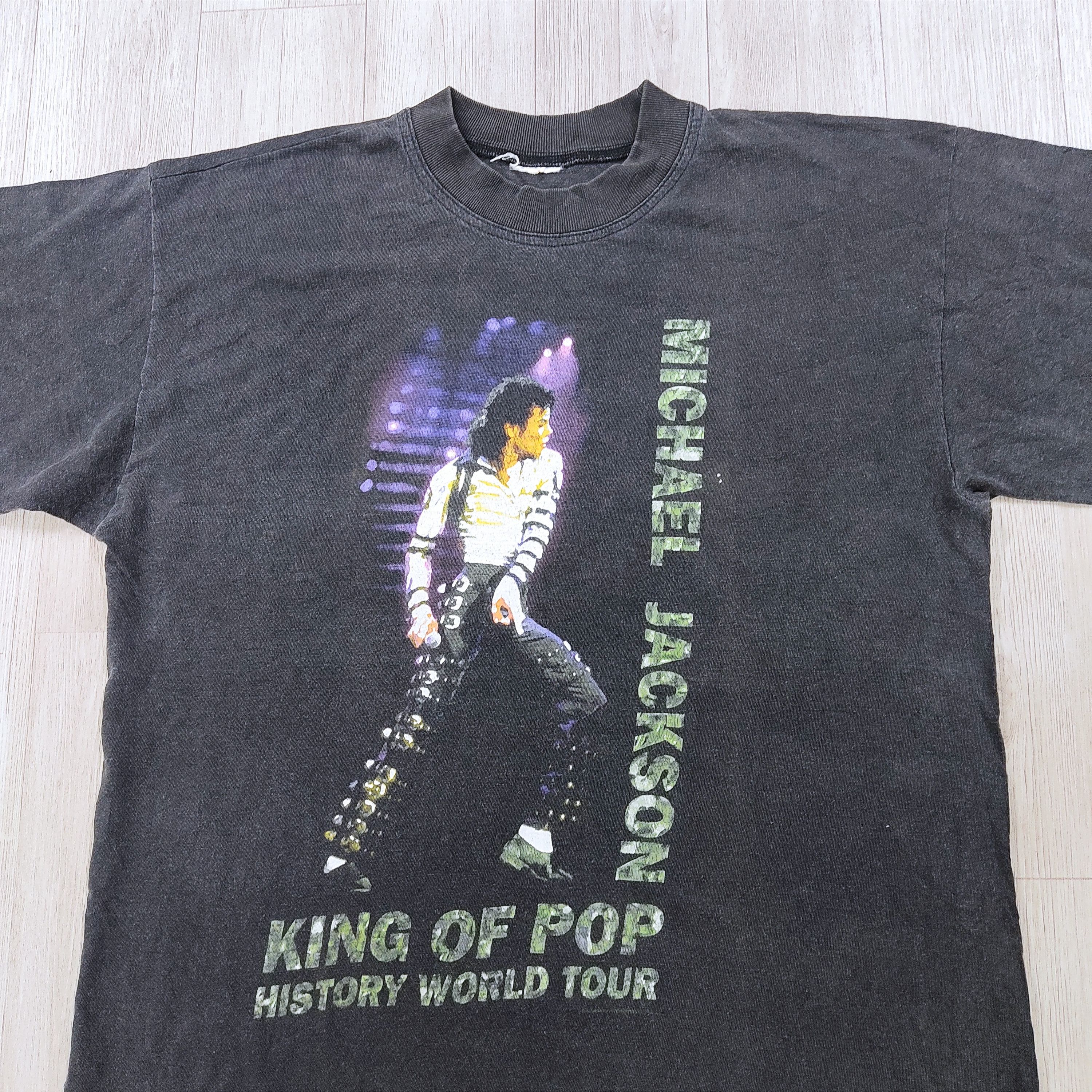 Band Tees Vtg MICHEAL JACKSON 1996 History World Tour T-shirt Size US XL / EU 56 / 4 - 3 Thumbnail