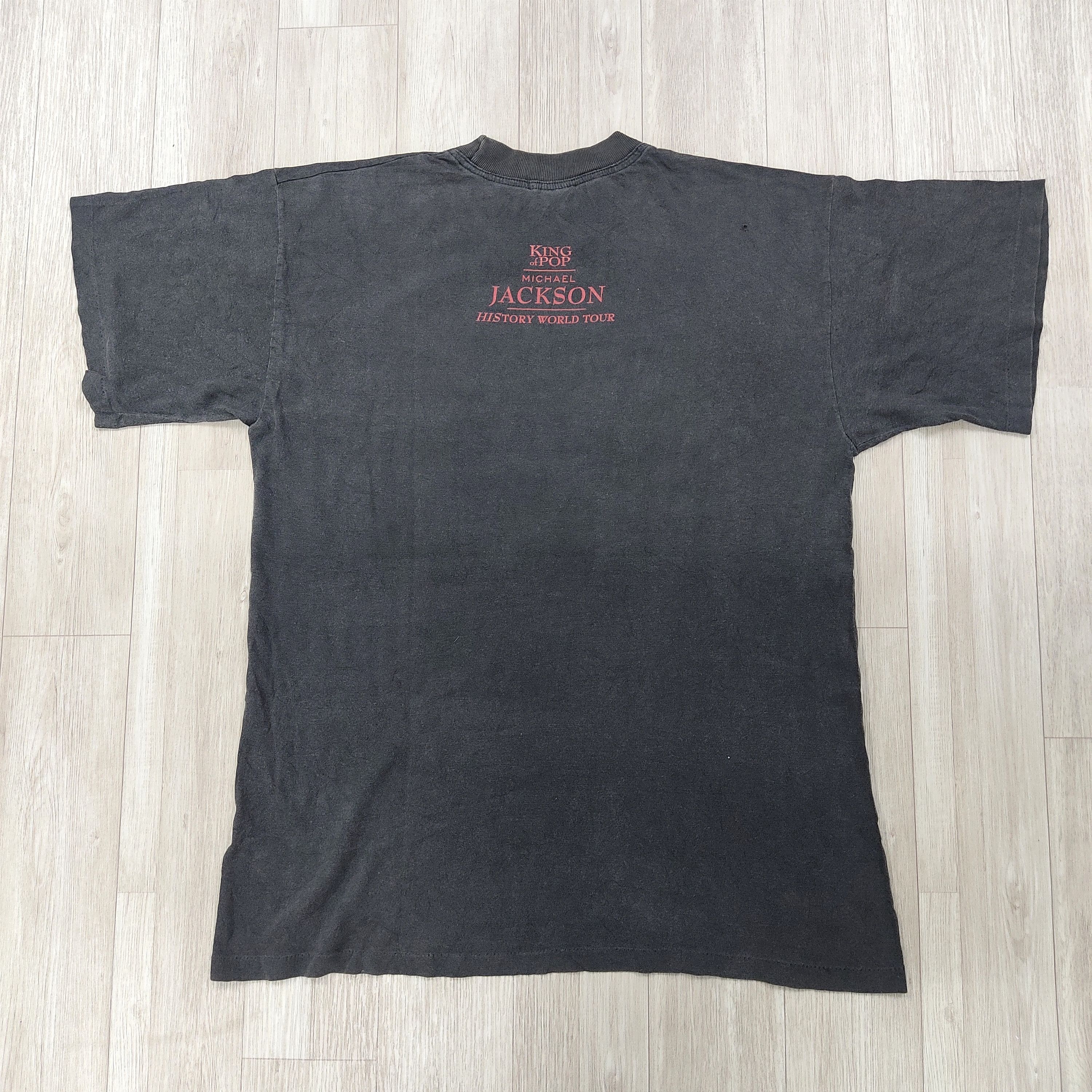 Band Tees Vtg MICHEAL JACKSON 1996 History World Tour T-shirt Size US XL / EU 56 / 4 - 9 Thumbnail