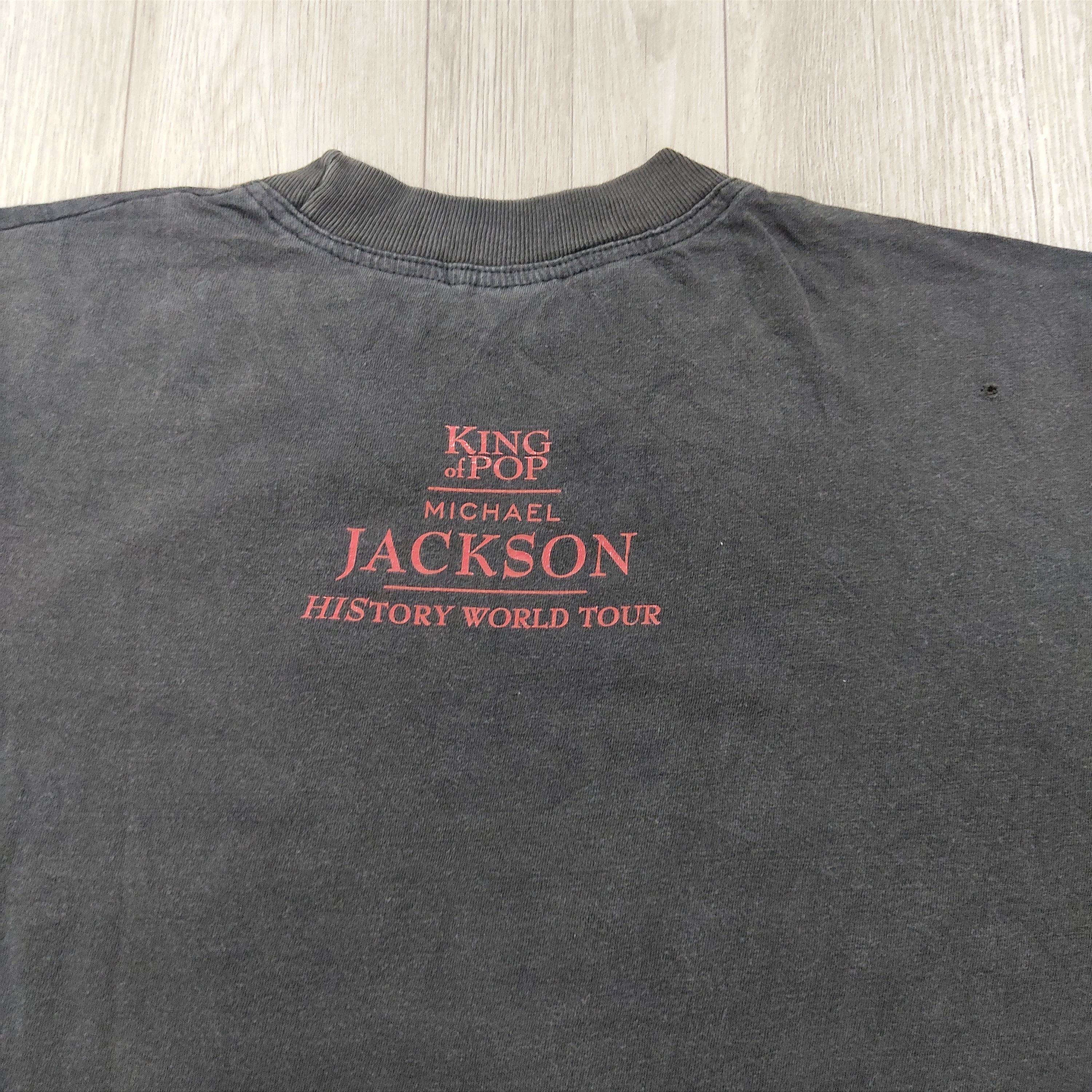 Band Tees Vtg MICHEAL JACKSON 1996 History World Tour T-shirt Size US XL / EU 56 / 4 - 8 Thumbnail