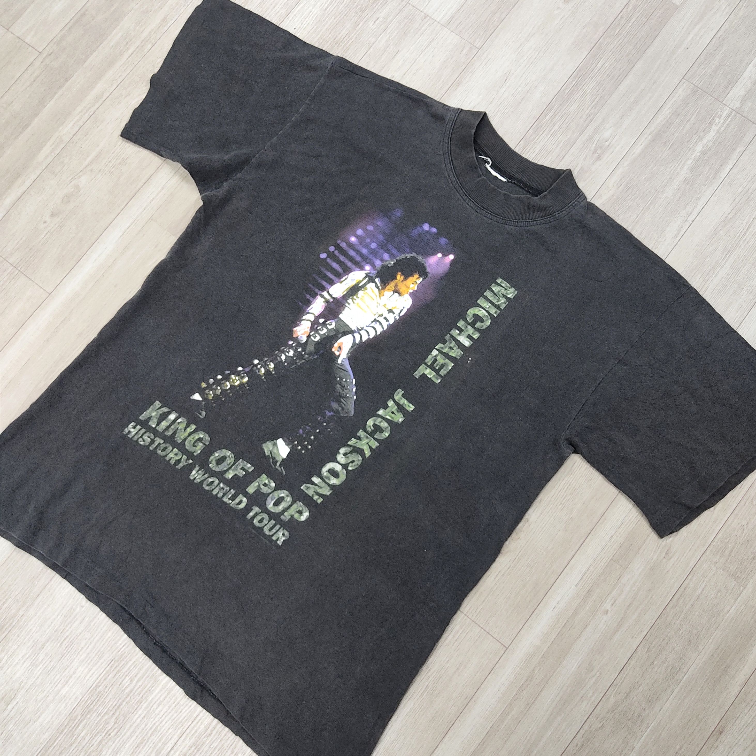 Band Tees Vtg MICHEAL JACKSON 1996 History World Tour T-shirt Size US XL / EU 56 / 4 - 7 Thumbnail