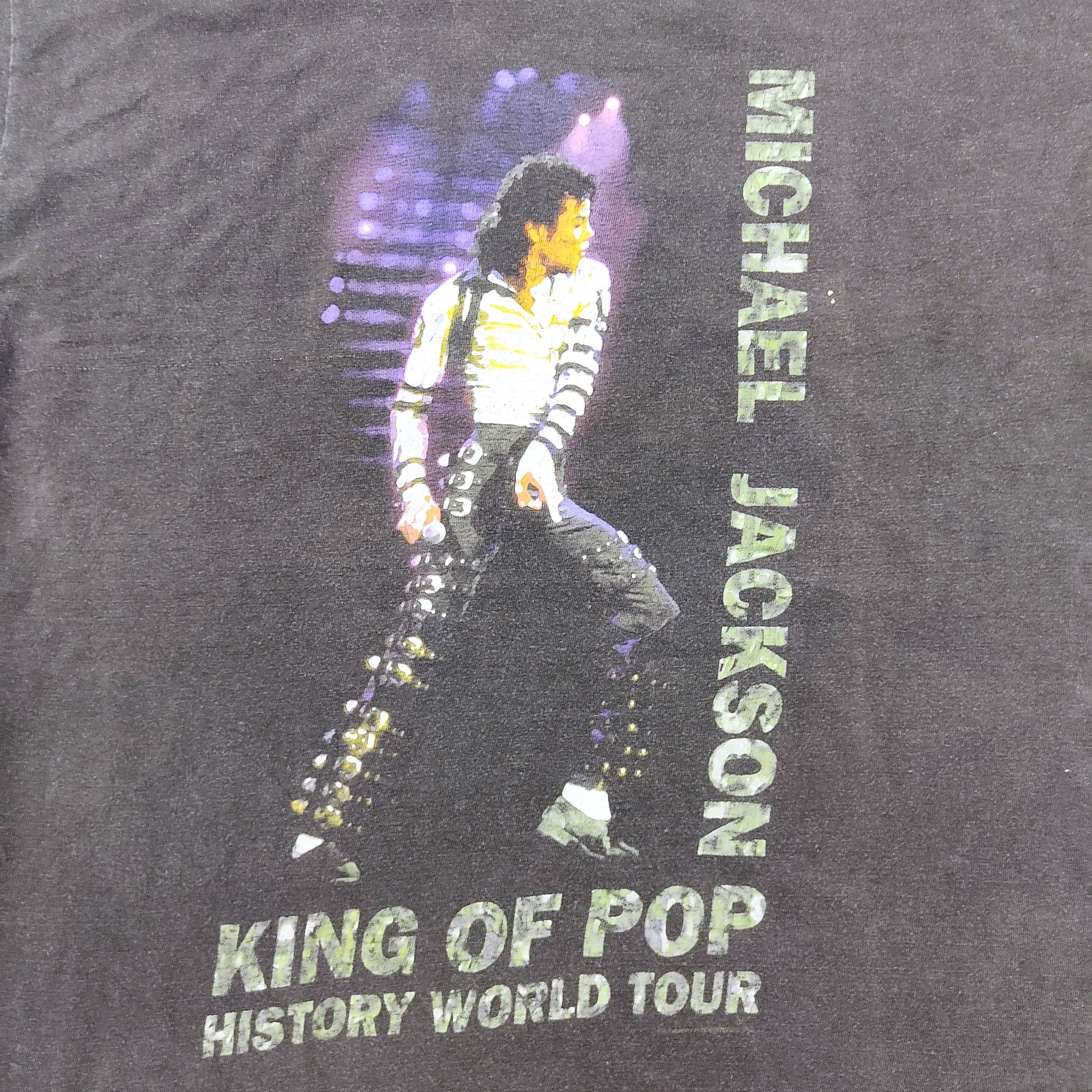 Band Tees Vtg MICHEAL JACKSON 1996 History World Tour T-shirt Size US XL / EU 56 / 4 - 4 Thumbnail