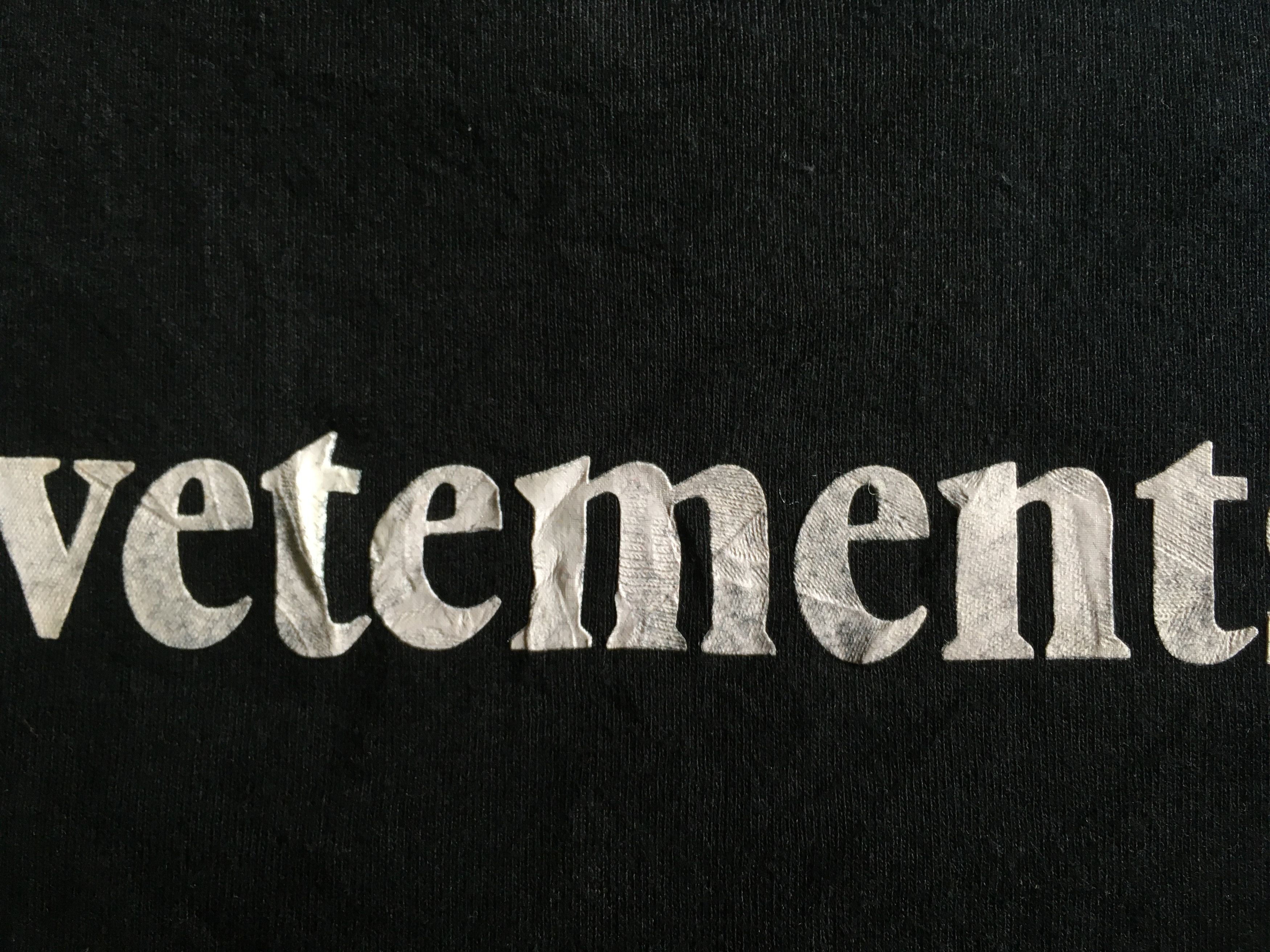 Vetements Vetement SS20 Size US S / EU 44-46 / 1 - 9 Thumbnail