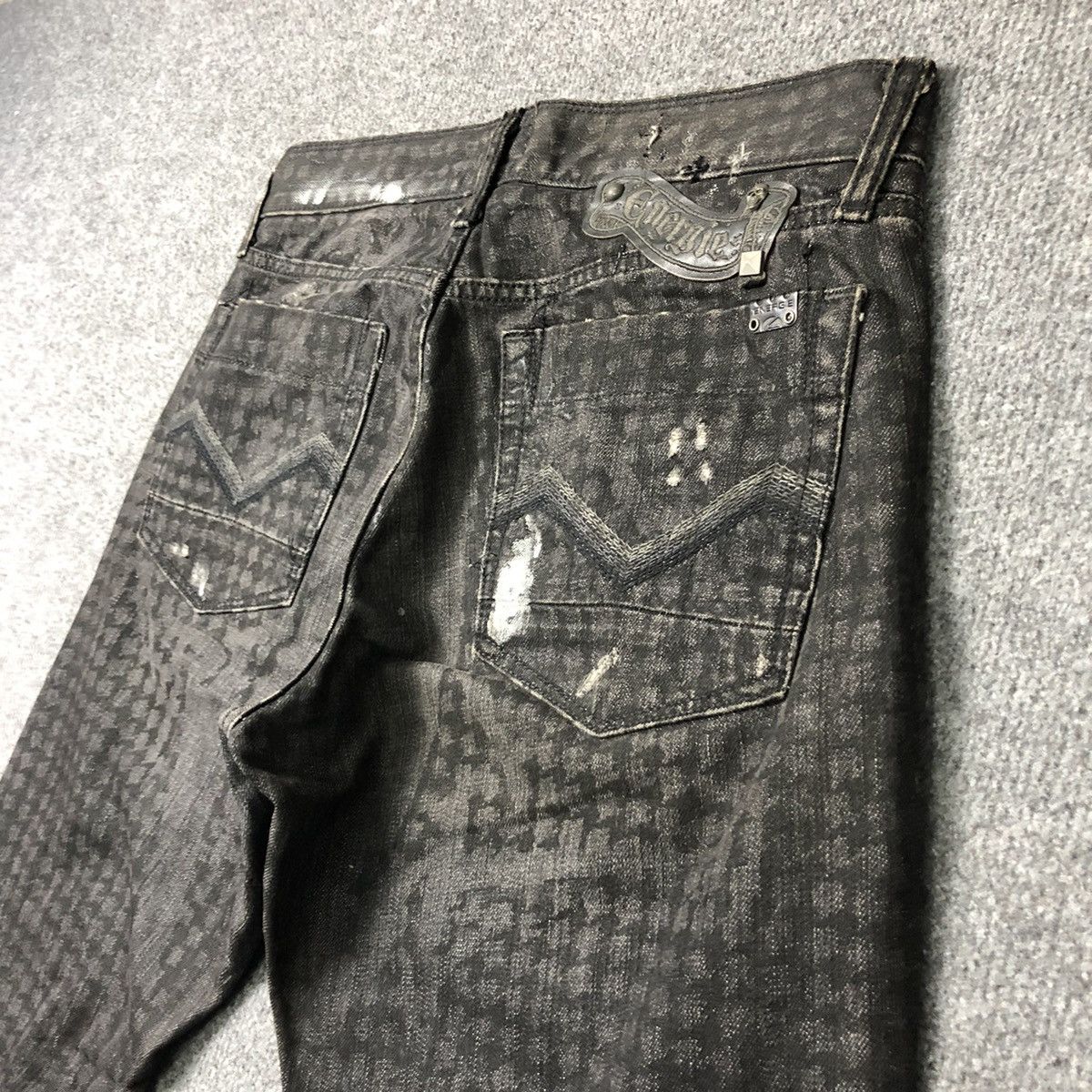 Energie Vintage Energie Gold Italy Luxury Skulls Jeans Size US 32 / EU 48 - 24 Thumbnail