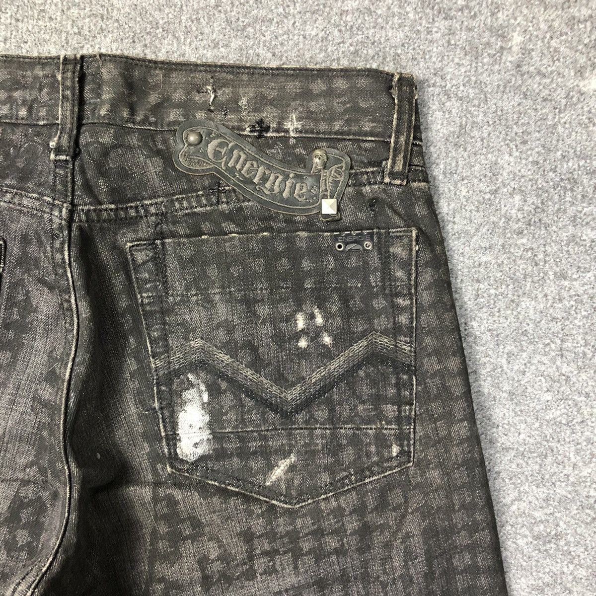 Energie Vintage Energie Gold Italy Luxury Skulls Jeans Size US 32 / EU 48 - 22 Thumbnail