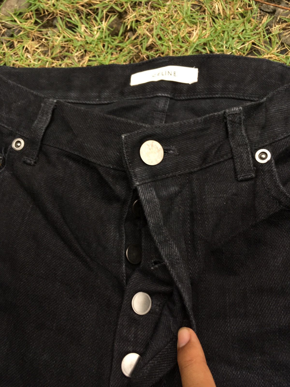 Celine Celine Raw Edge Denim Size 25" / US 0 / IT 36 - 3 Thumbnail