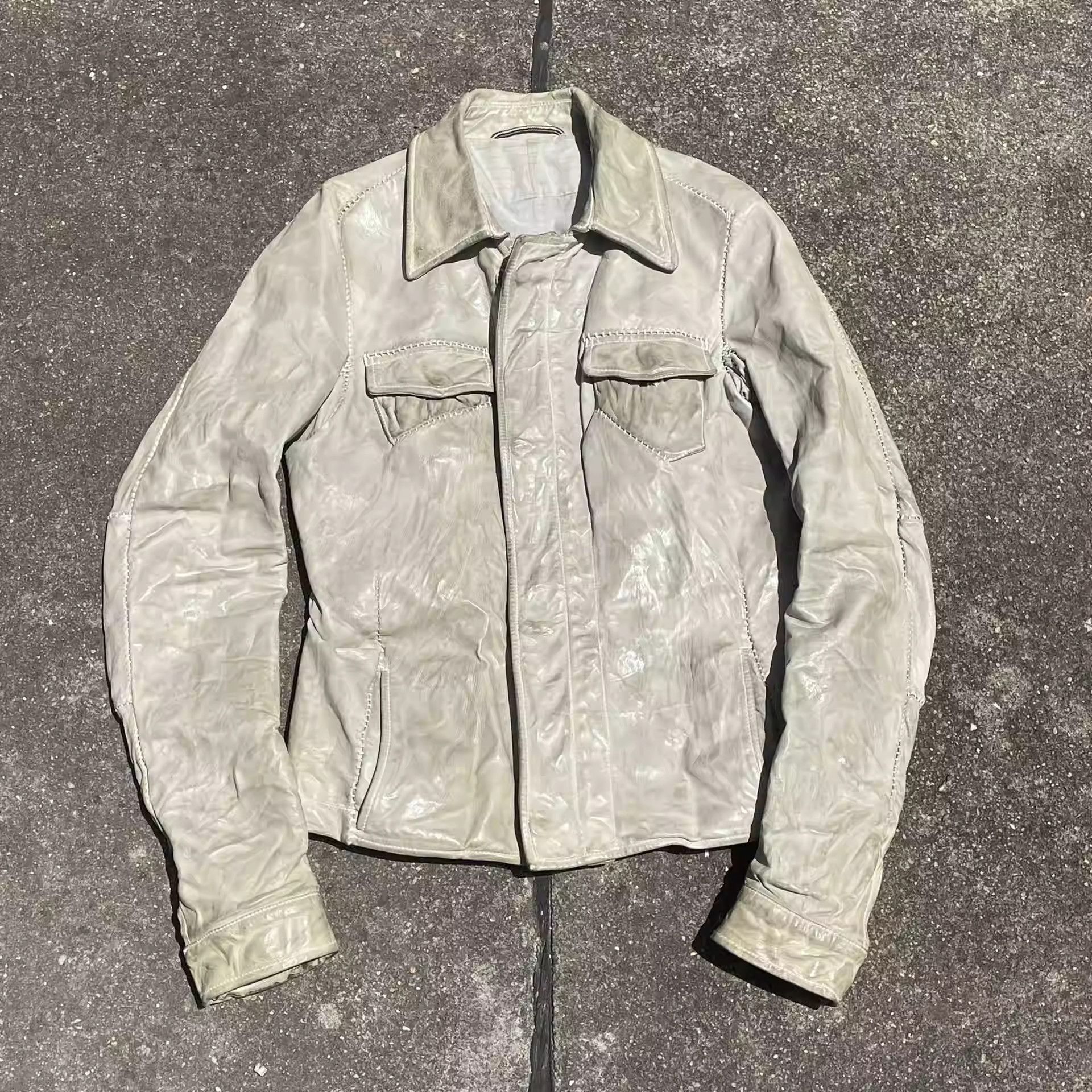 Carol Christian Poell Carol Christian Poell LM2120 leather jacket Size US S / EU 44-46 / 1 - 1 Thumbnail