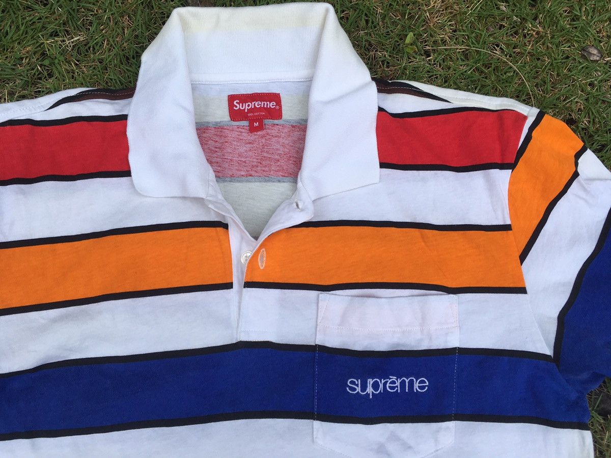 Supreme Rare Supreme Polo pocket multicolor Size US M / EU 48-50 / 2 - 2 Thumbnail
